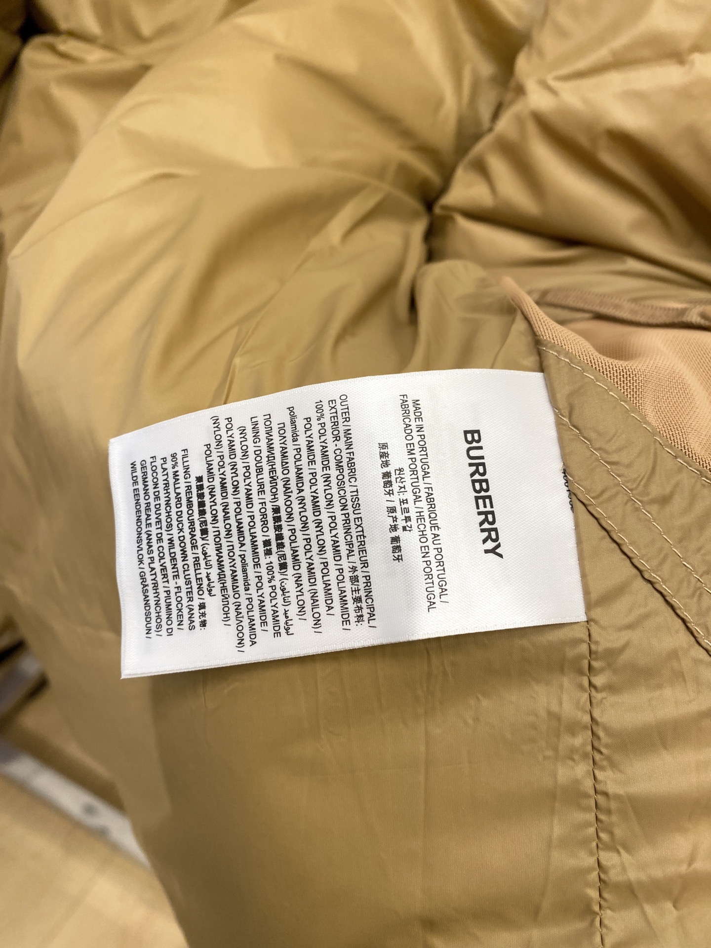 Burberry Male Down Jacket M-xl