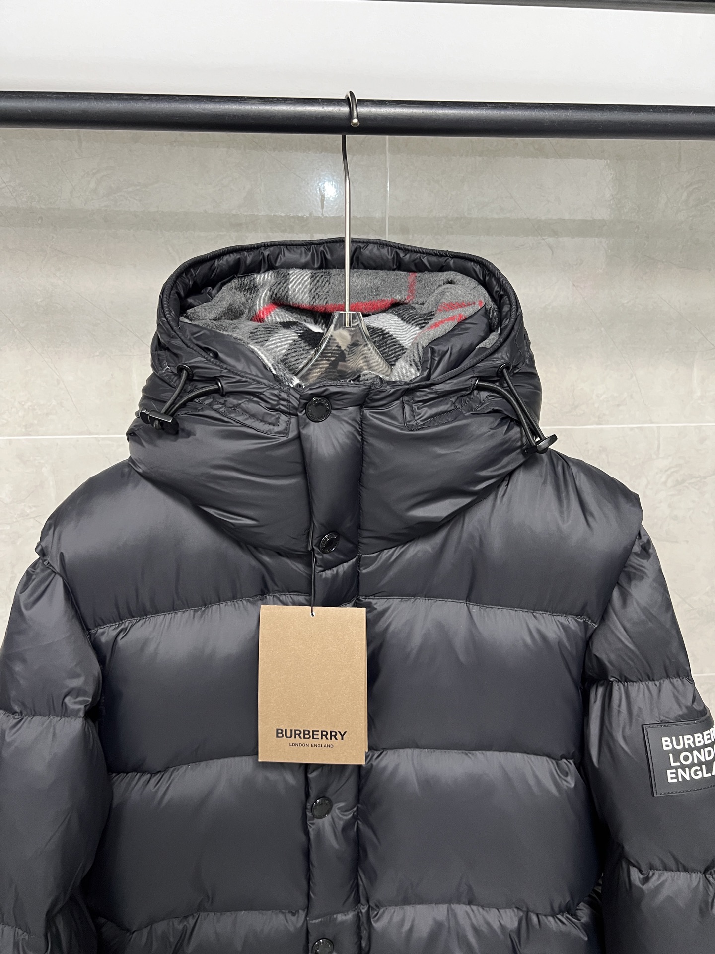 Burberry Down Jacket Black S-l-xl