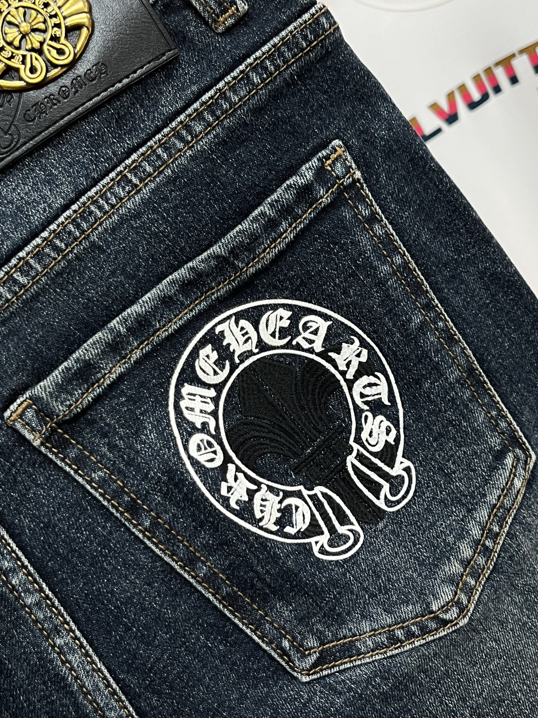 Chrome Hearts Jeans Cotton