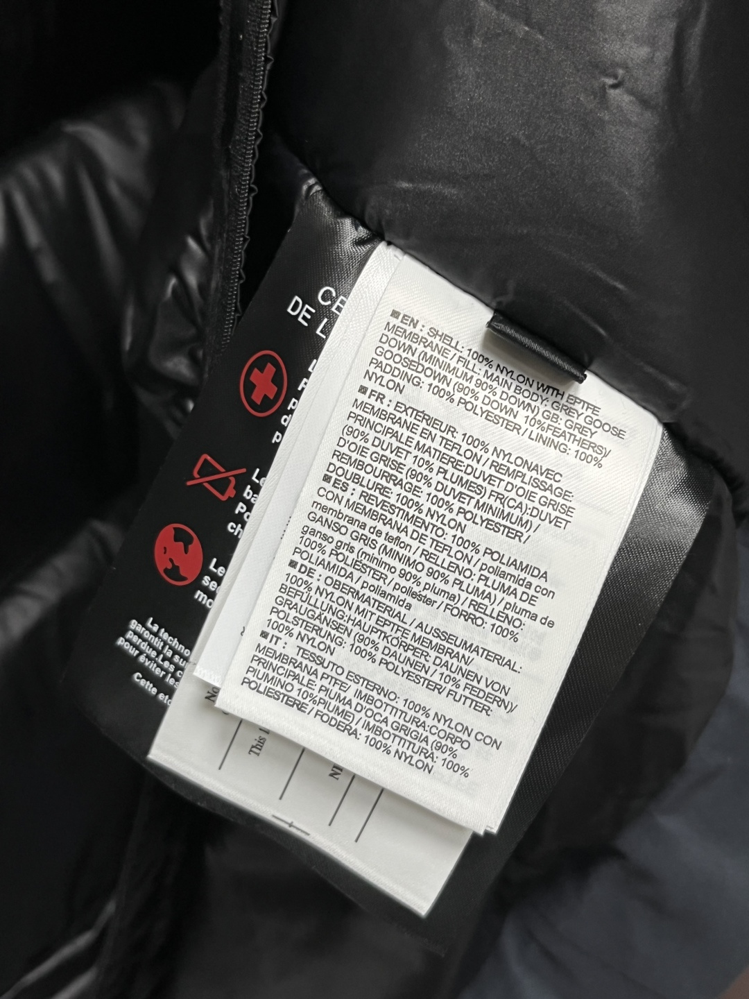 Arcteryx Couple Down Jacket White Duck Down Black Hooded S-m-l-xl