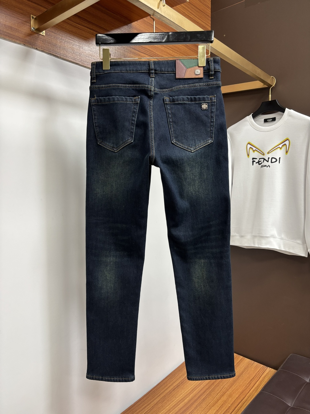 Loewe Jeans Cotton Fleece Lined