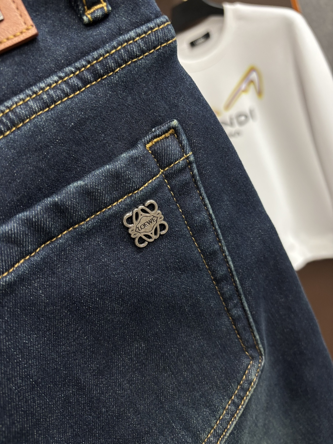Loewe Jeans Cotton Fleece Lined