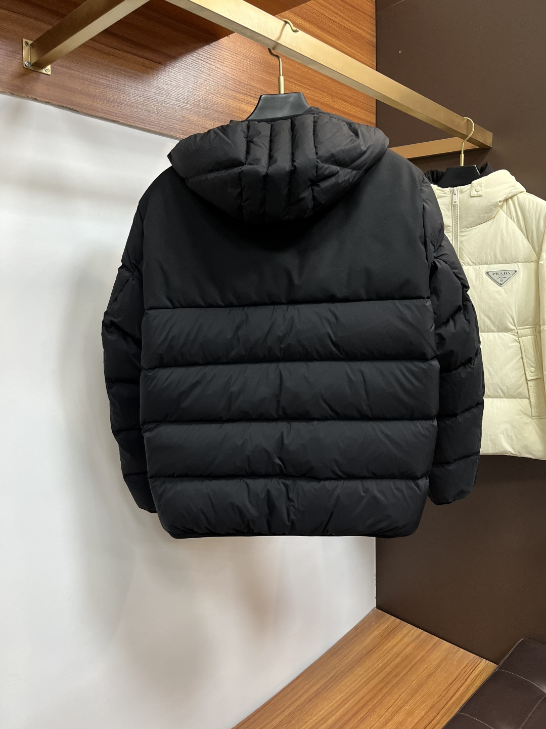 Moncler Male Down Jacket White Duck Down Slim Fit M-l