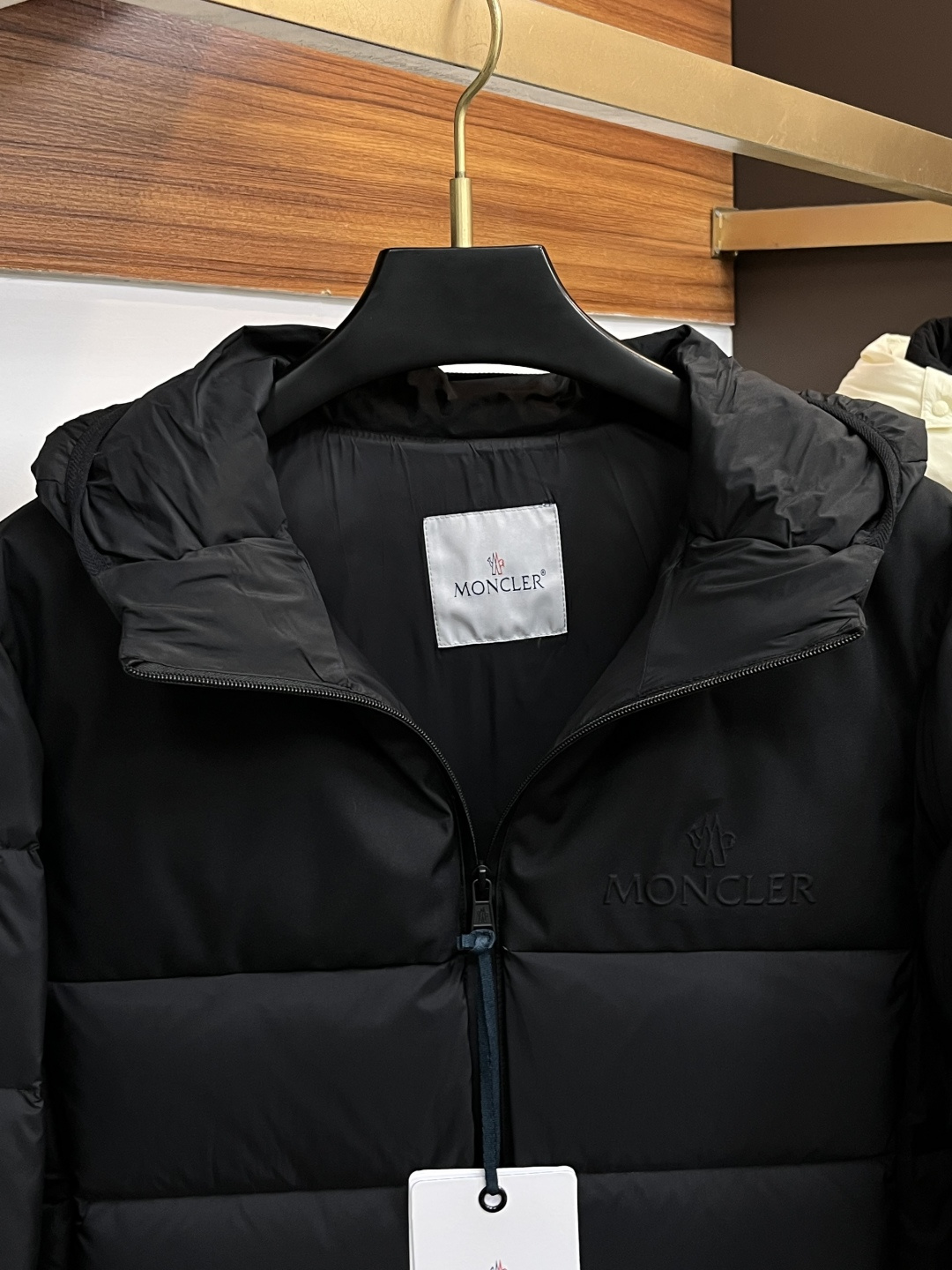 Moncler Male Down Jacket White Duck Down Slim Fit M-l