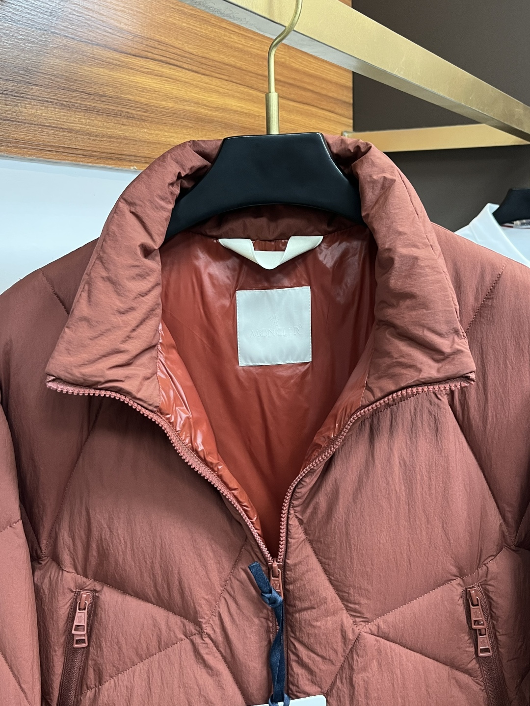Moncler Male Down Jacket White Duck Down Slim Fit M-l