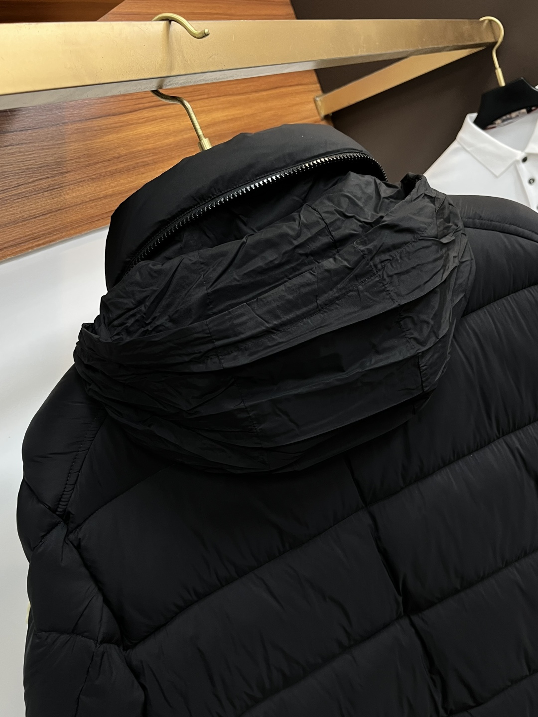 Moncler Male Down Jacket White Duck Down Slim Fit M-l