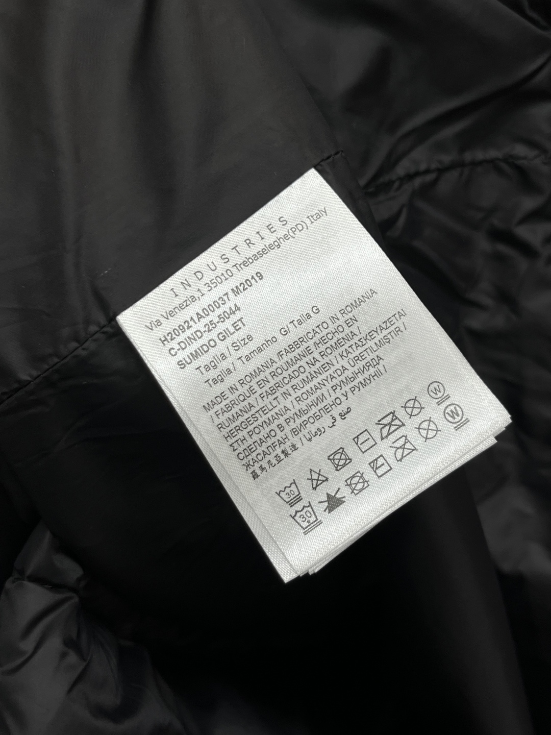 Moncler Male Down Jacket White Duck Down Slim Fit M-l