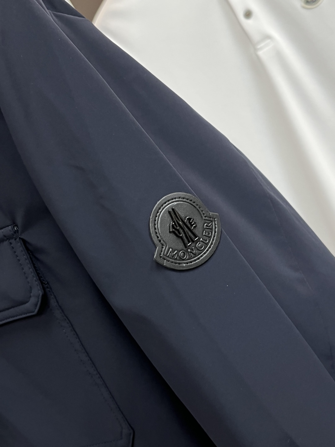 Moncler Male Down Jacket White Duck Down Slim Fit M-l