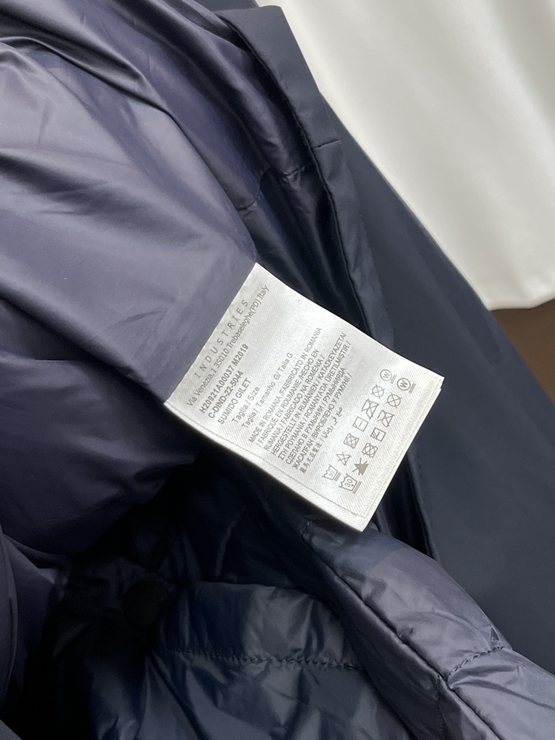 Moncler Male Down Jacket White Duck Down Slim Fit M-l