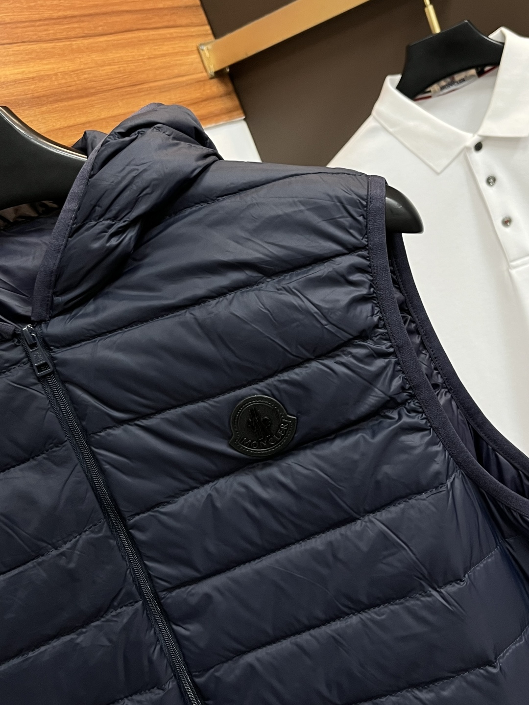 Moncler Male Down Jacket White Duck Down Slim Fit M-l