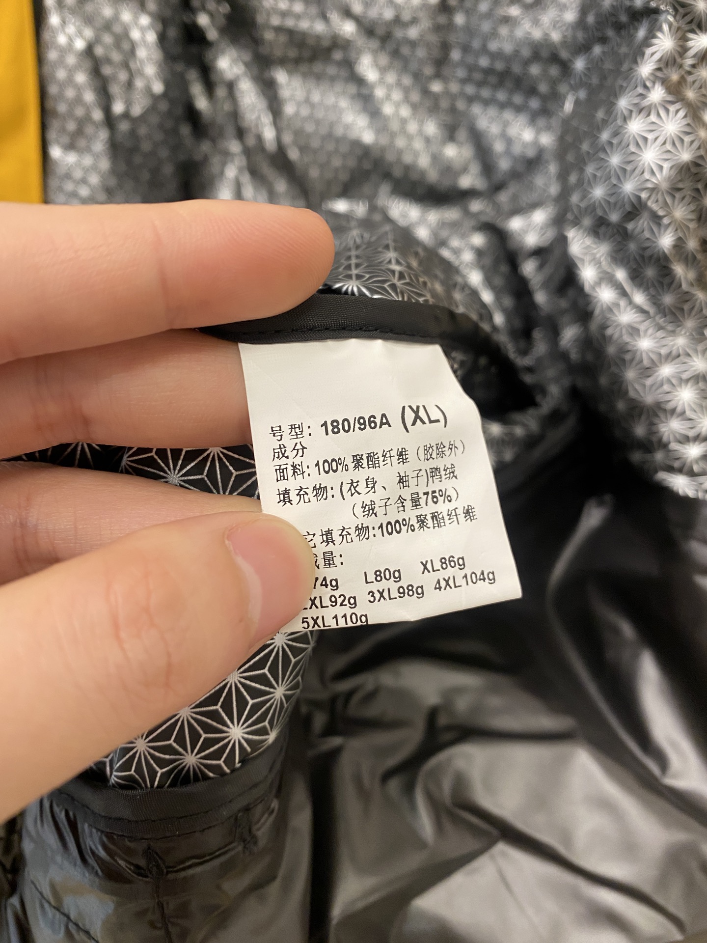 Descente Male Down Jacket S-l-xl