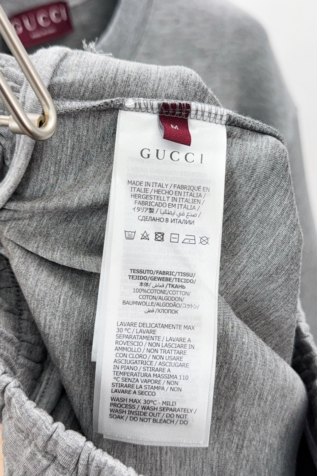 Gucci Basic Clothing Gray Hooded S-l-xxl