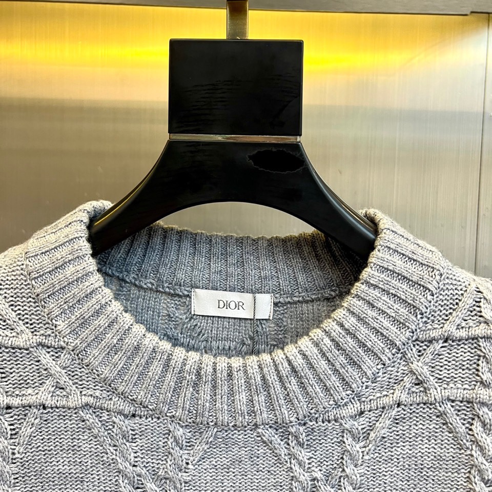 Dior Female Basic Clothing Cotton Gray Slim Fit S-l-50