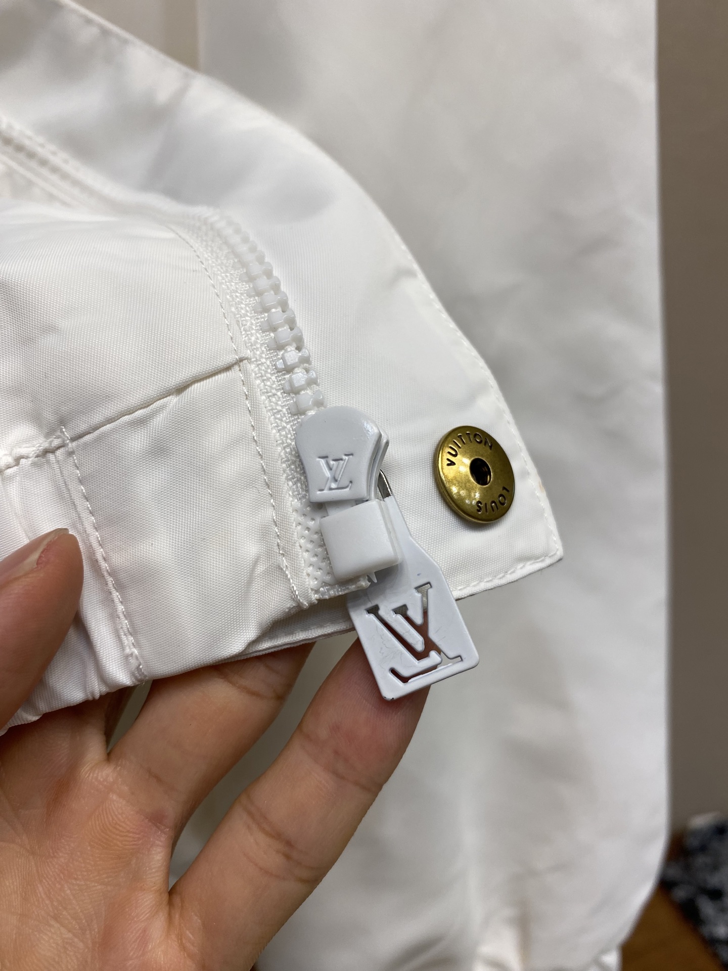 Louis Vuitton Jacket Polyester White M-xl