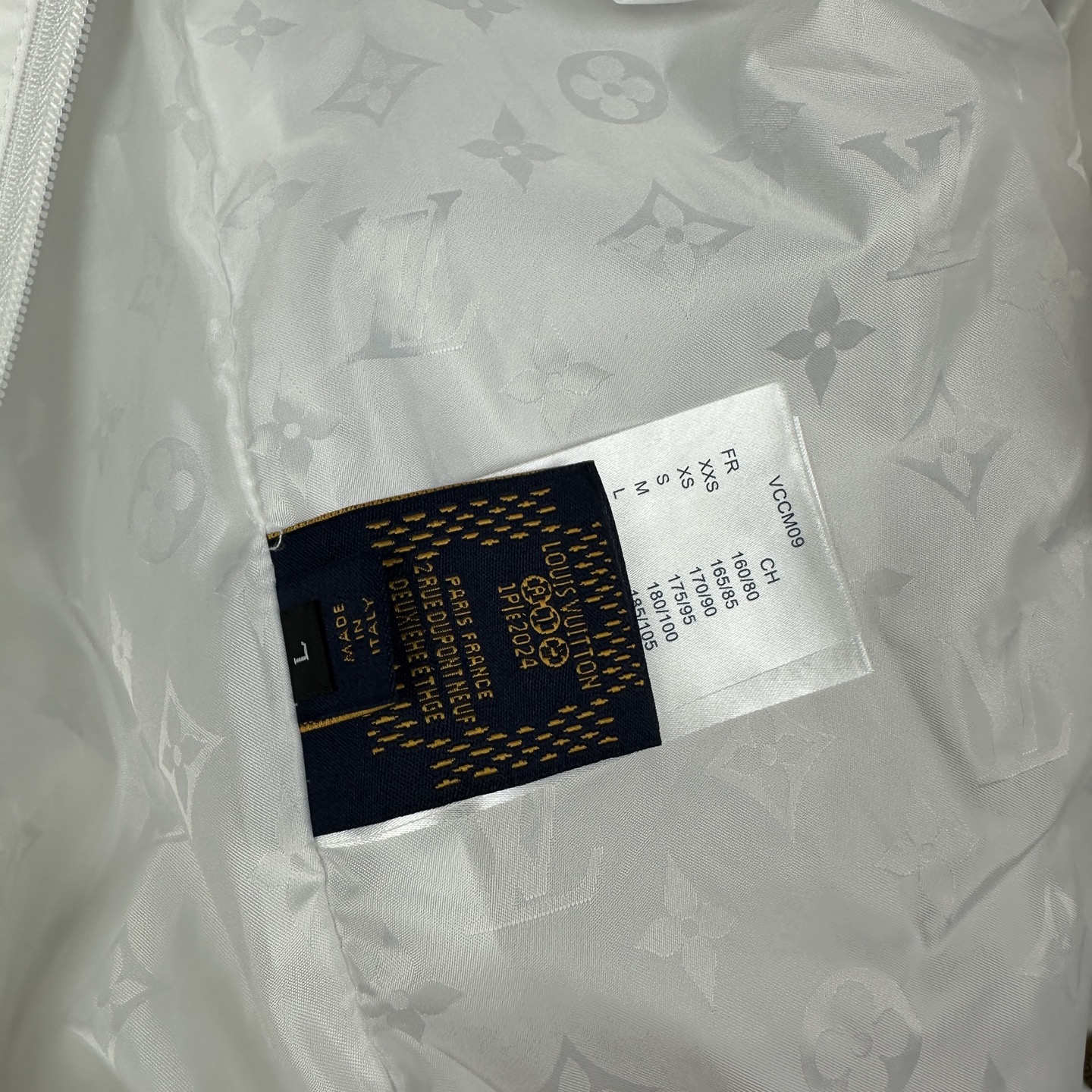Louis Vuitton Couple Basic Clothing Polyester White Couple Style M-l-xl