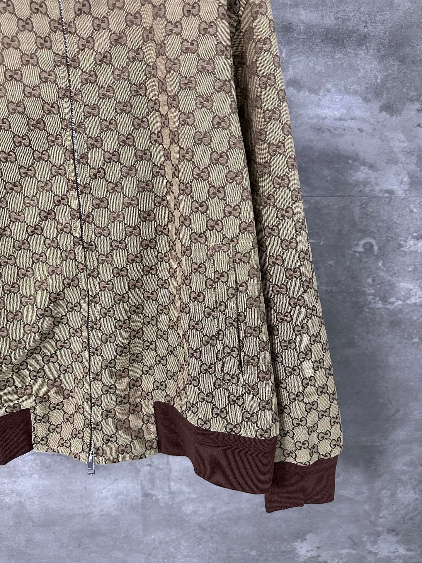 Gucci Couple Jacket Brown S-m-xl