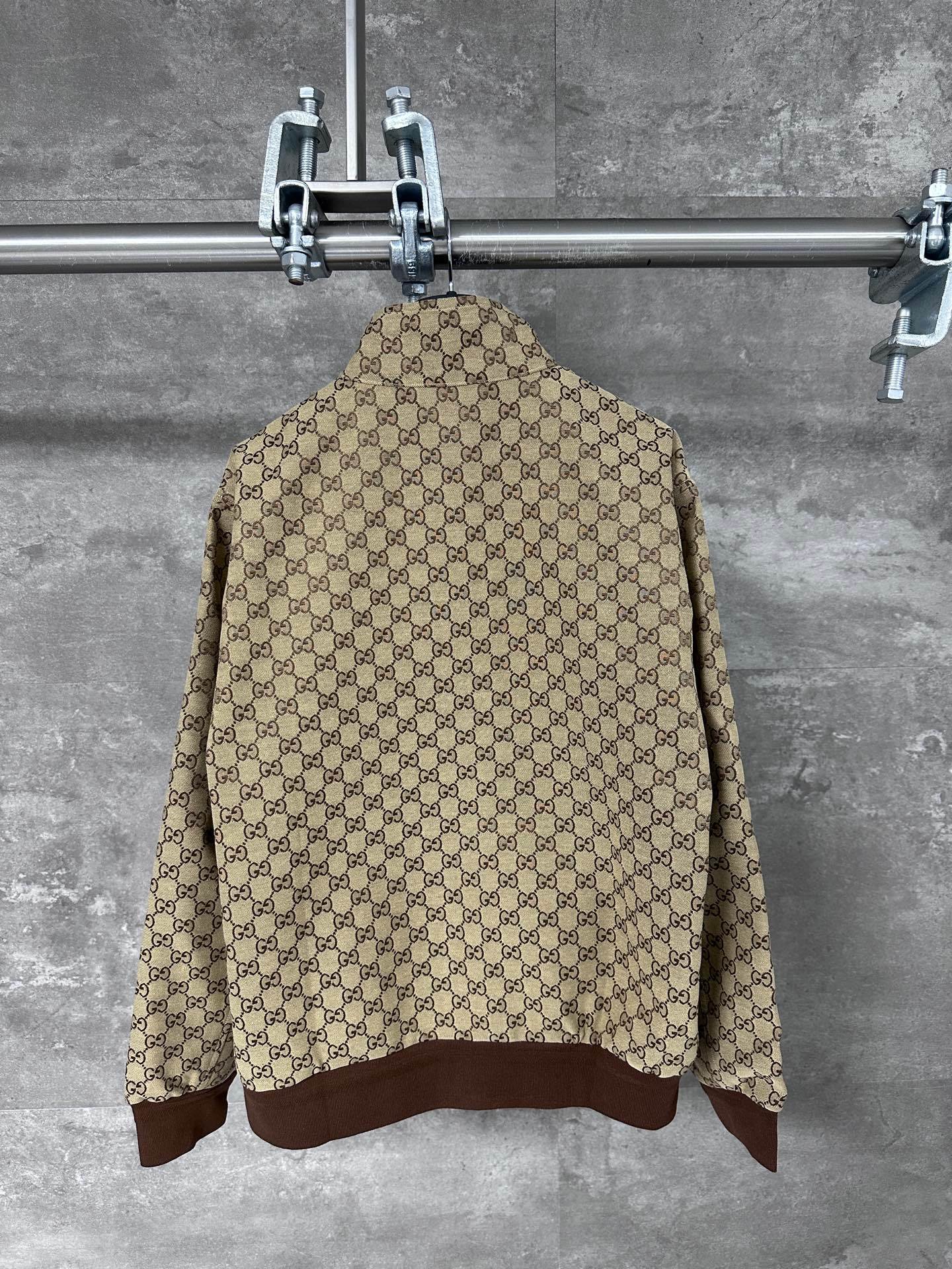 Gucci Couple Jacket Brown S-m-xl