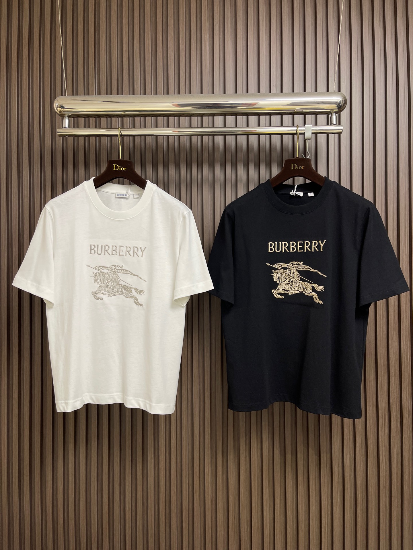 Burberry Couple Basic Clothing Cotton Black Xs-l