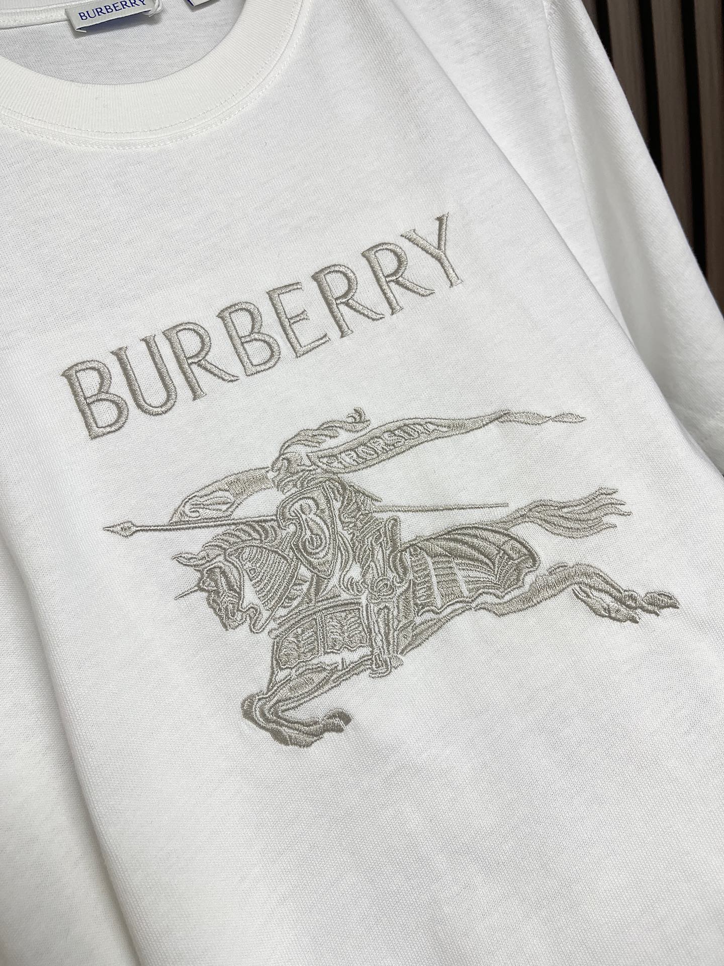Burberry Couple Basic Clothing Cotton Black Xs-l