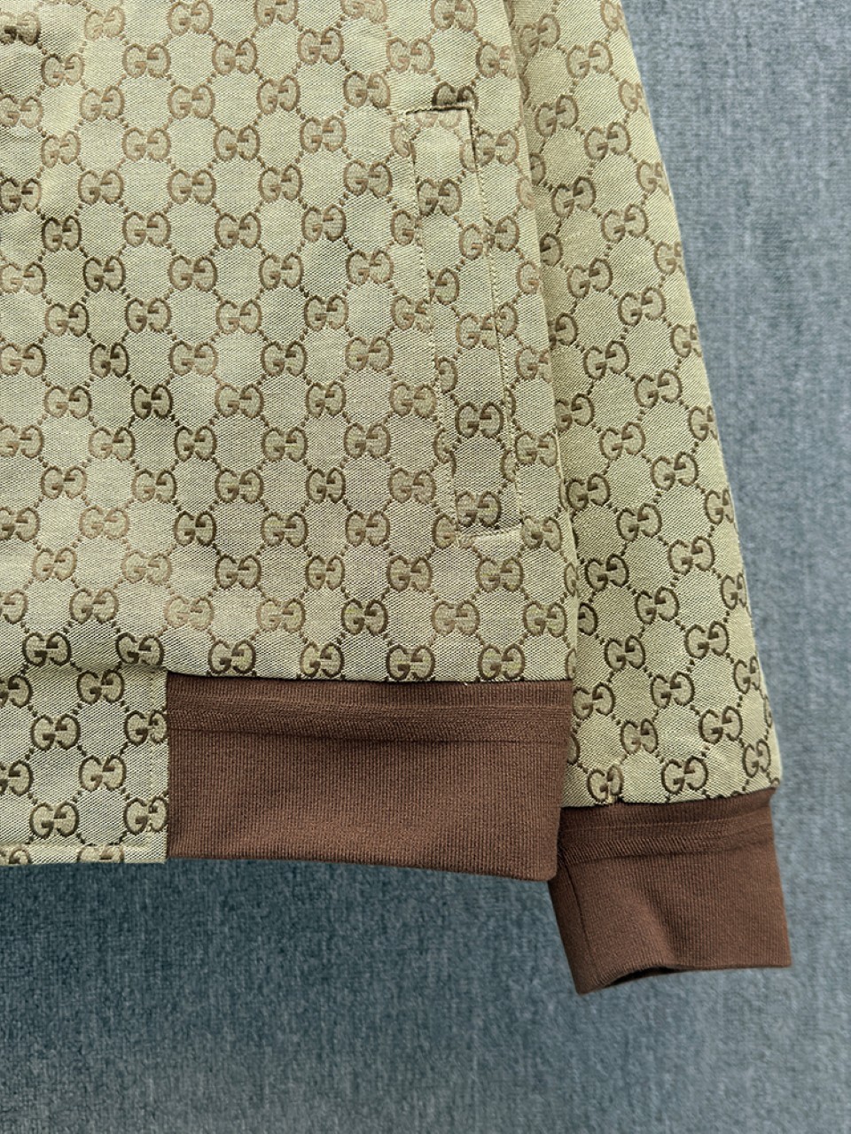 Gucci Jacket Knitted Brown M-xl