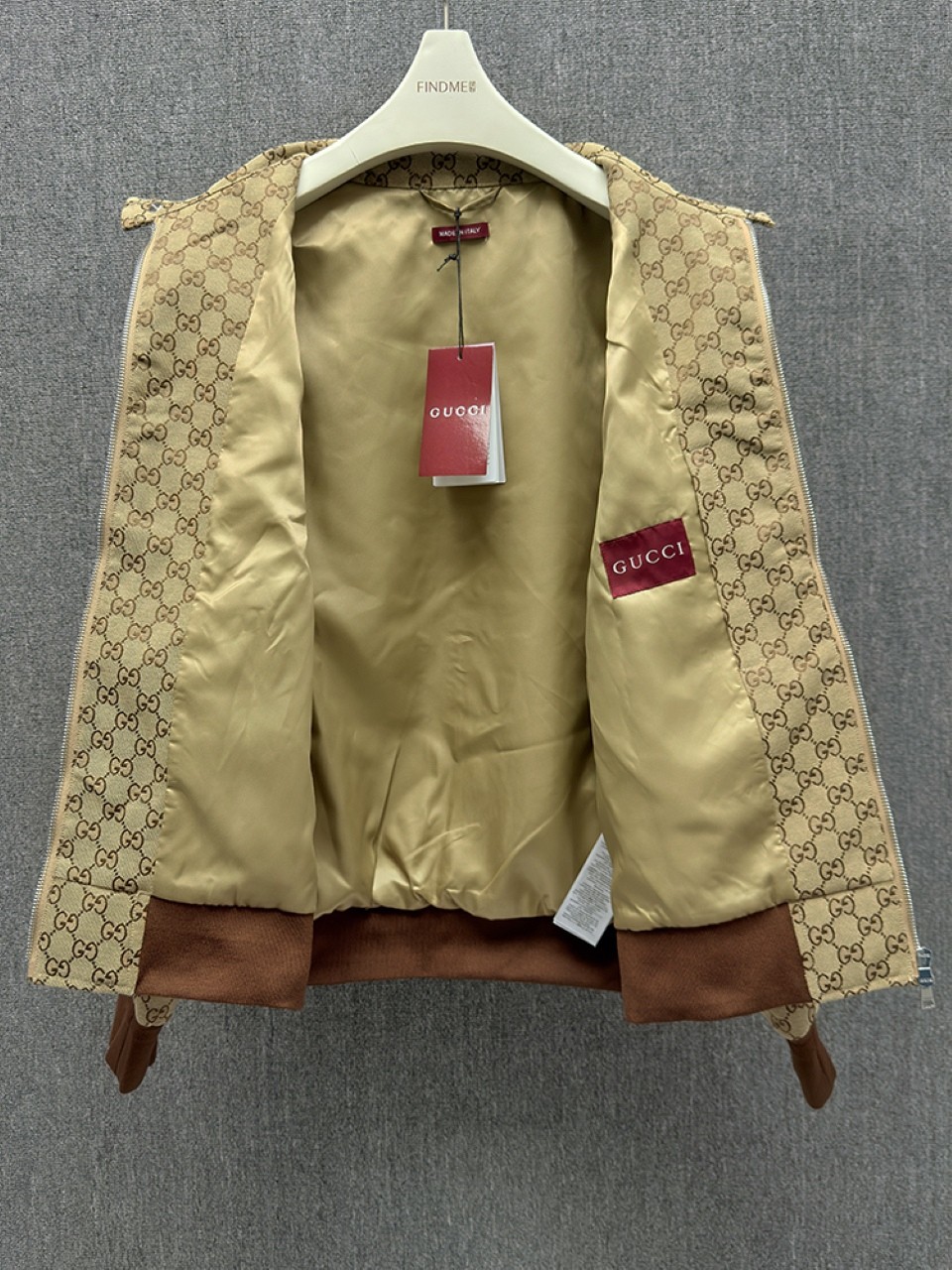 Gucci Jacket Knitted Brown M-xl
