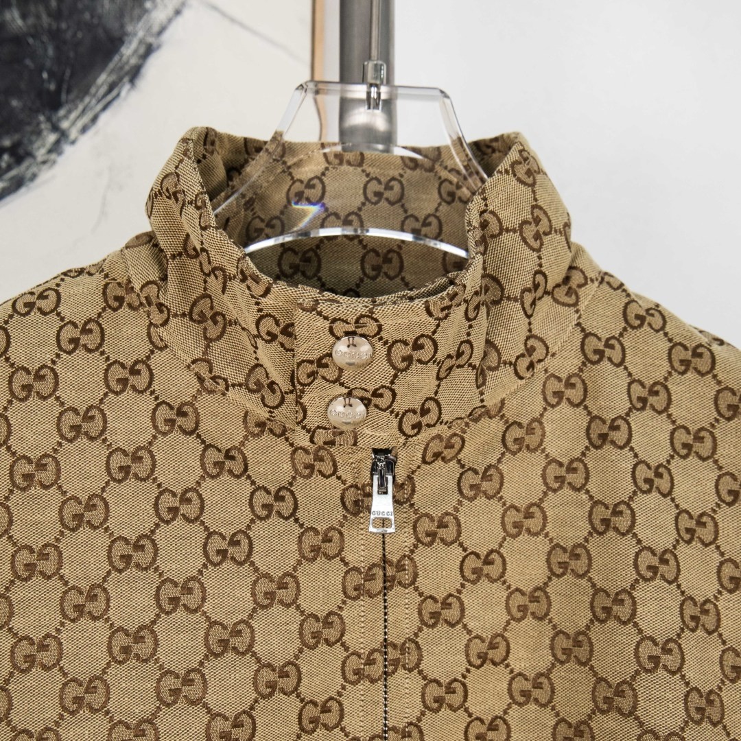 Gucci Couple Jacket Brown M-xl