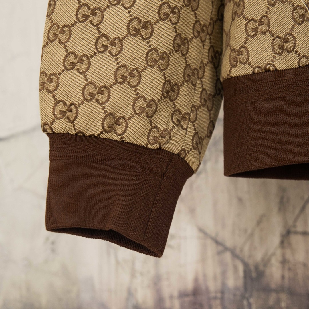 Gucci Couple Jacket Brown M-xl