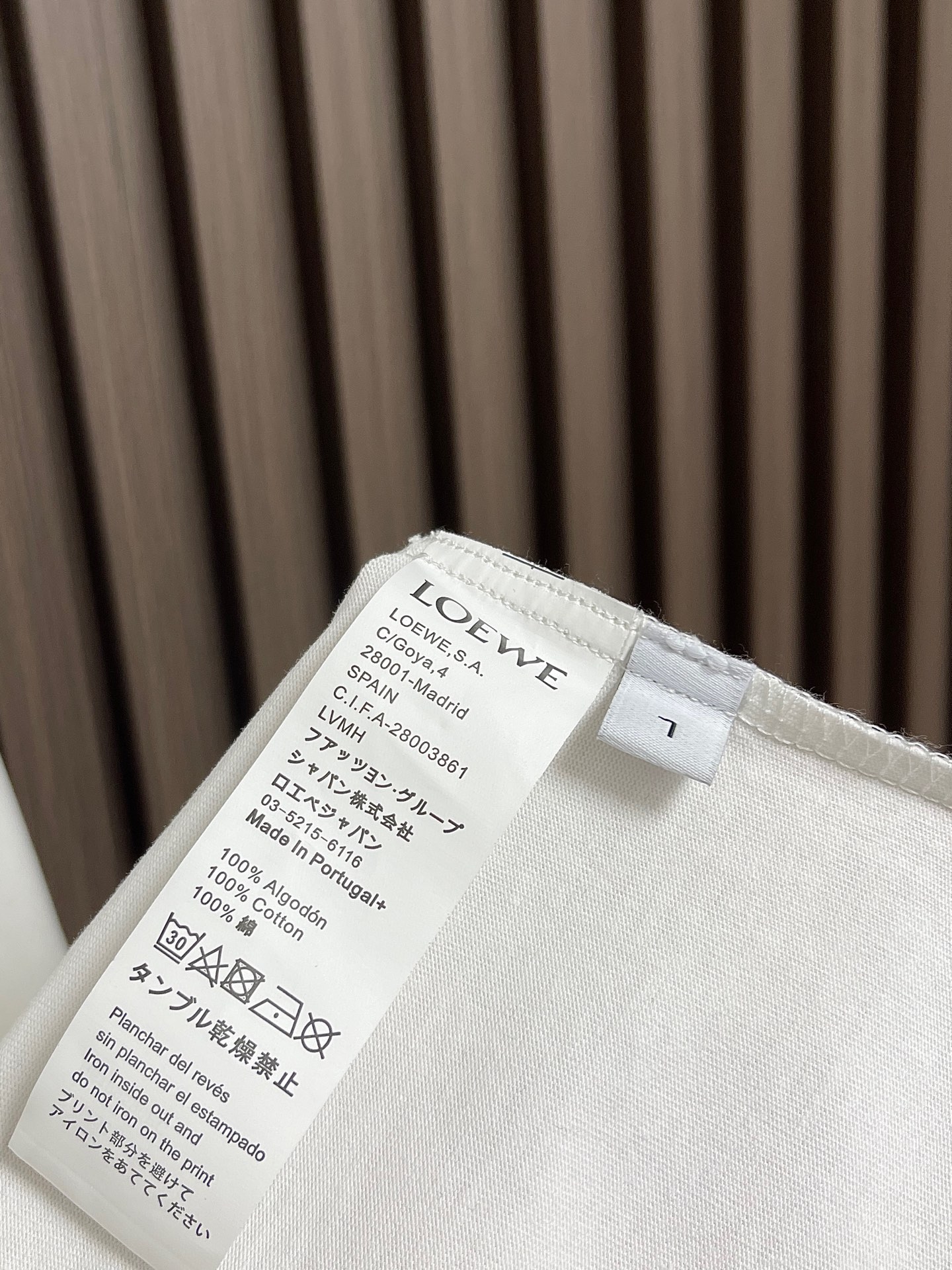 Loewe Basic Clothing Cotton S-m-l-xl