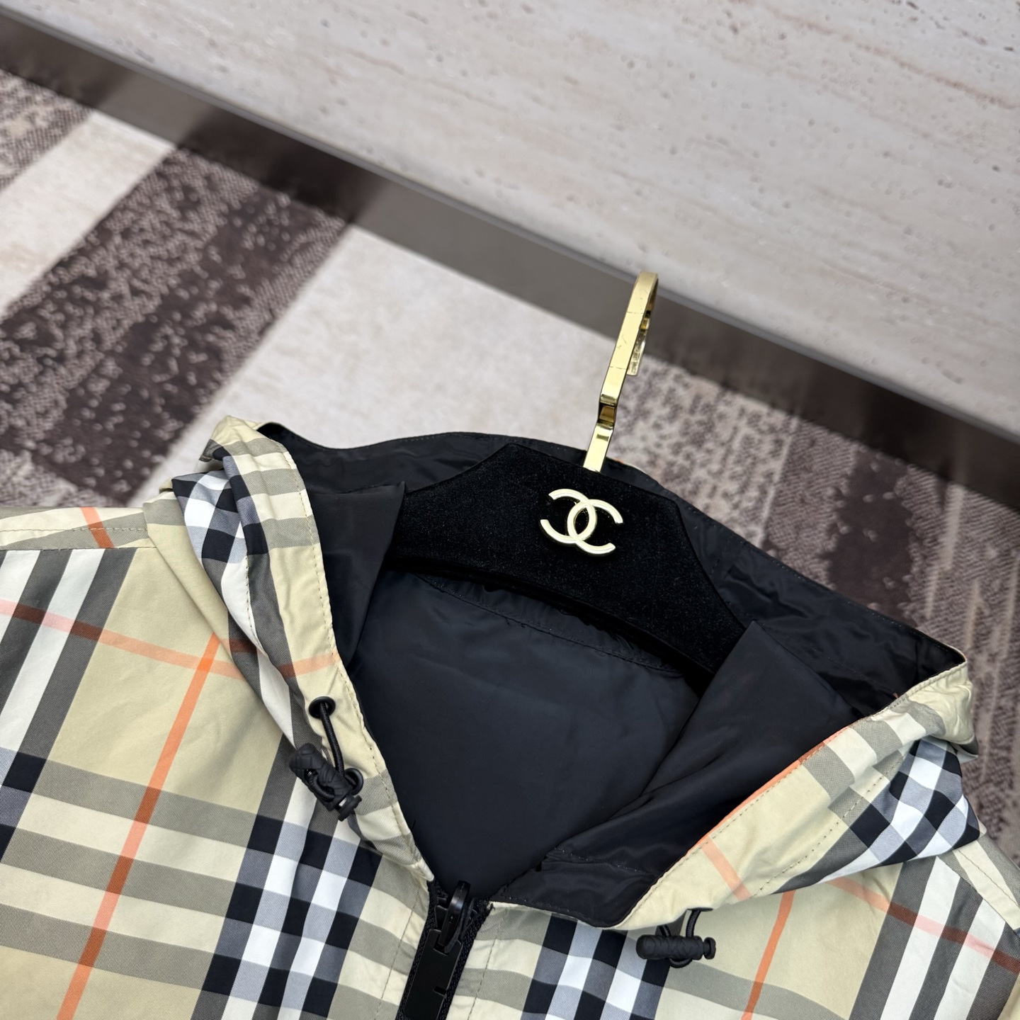 Burberry Male Jacket Hooded S-m-xl