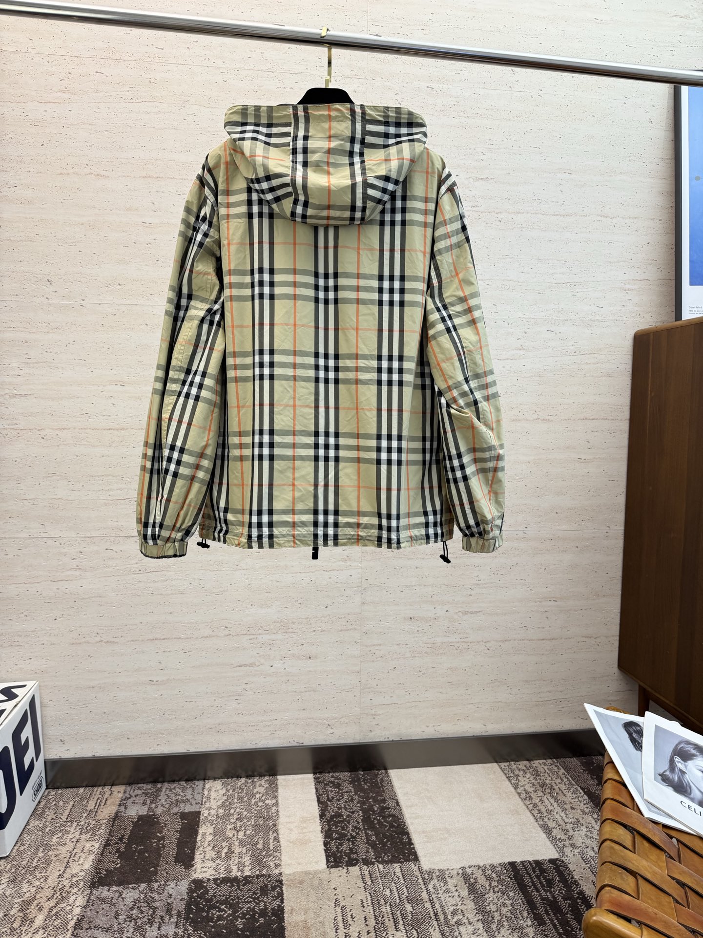 Burberry Male Jacket Hooded S-m-xl