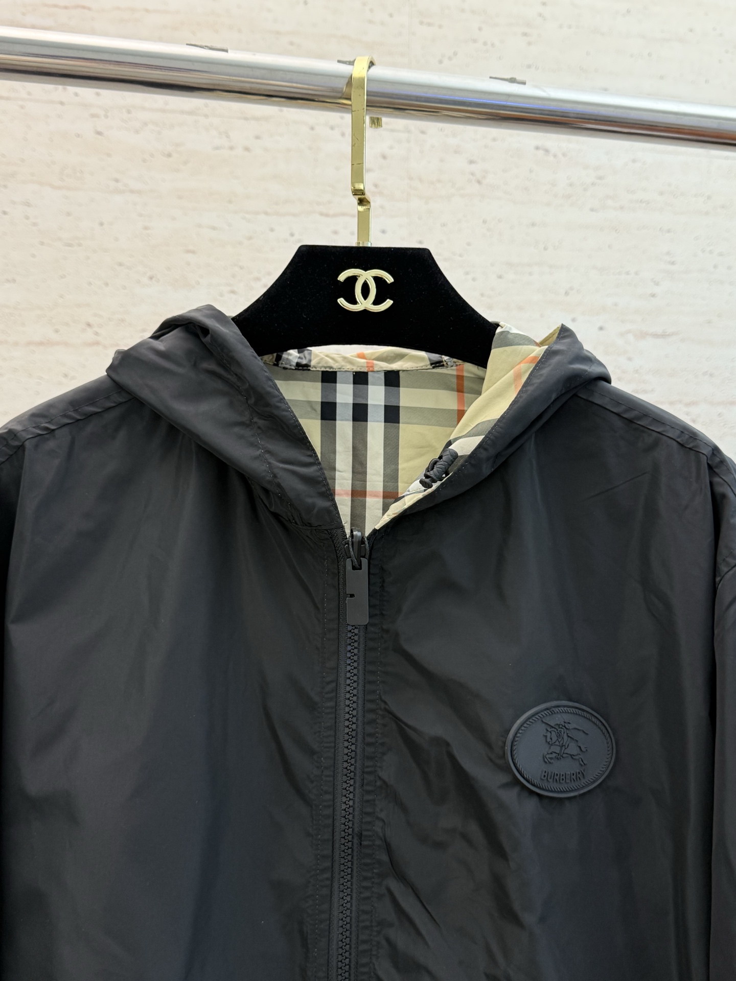 Burberry Male Jacket Hooded S-m-xl