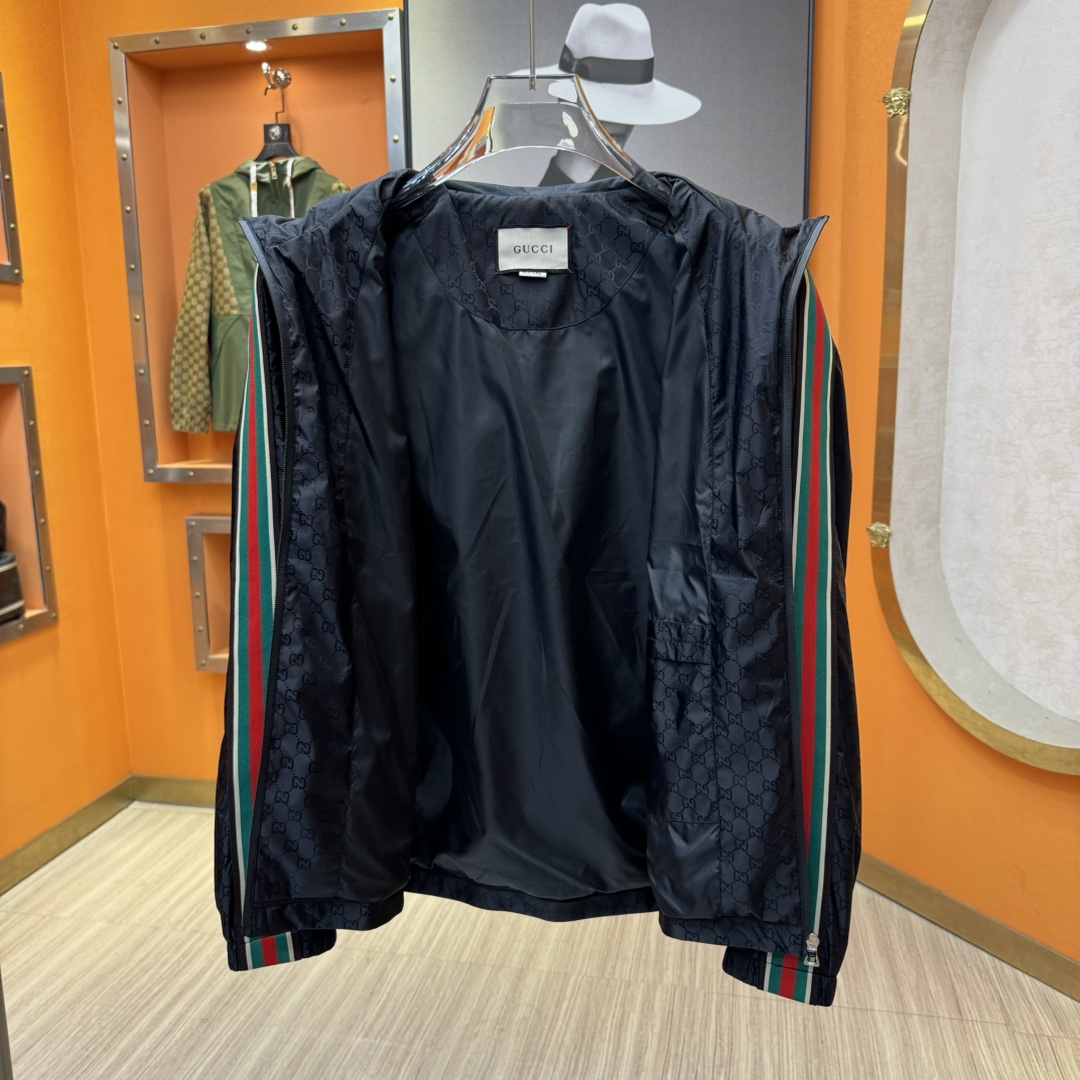 Gucci Male Jacket Polyester Hooded M-l-xl