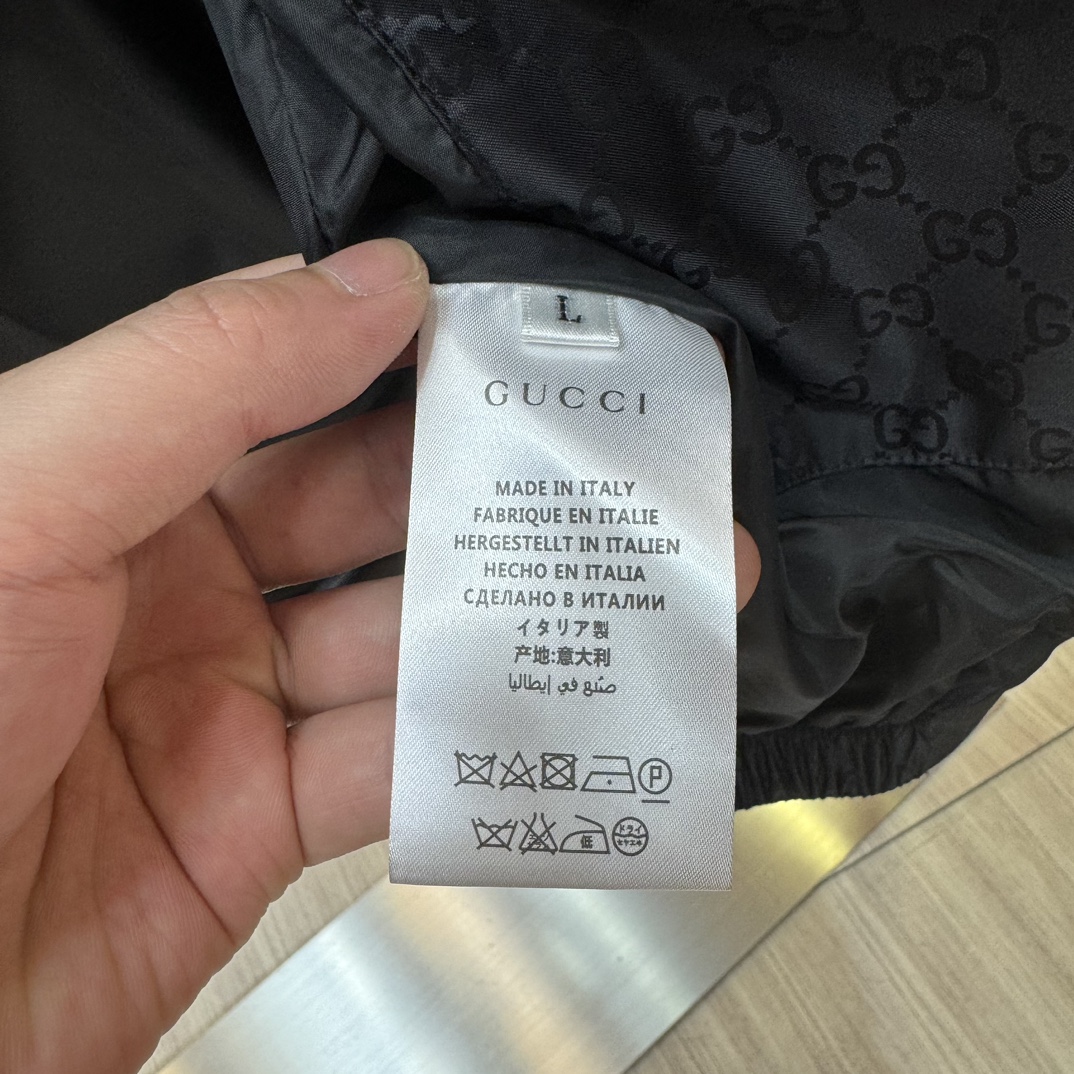 Gucci Male Jacket Polyester Hooded M-l-xl