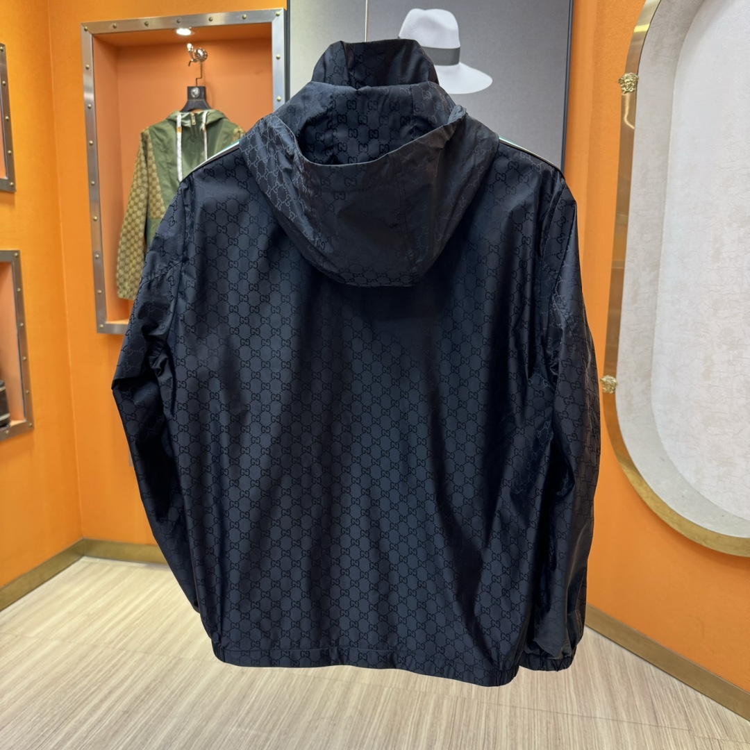 Gucci Male Jacket Polyester Hooded M-l-xl