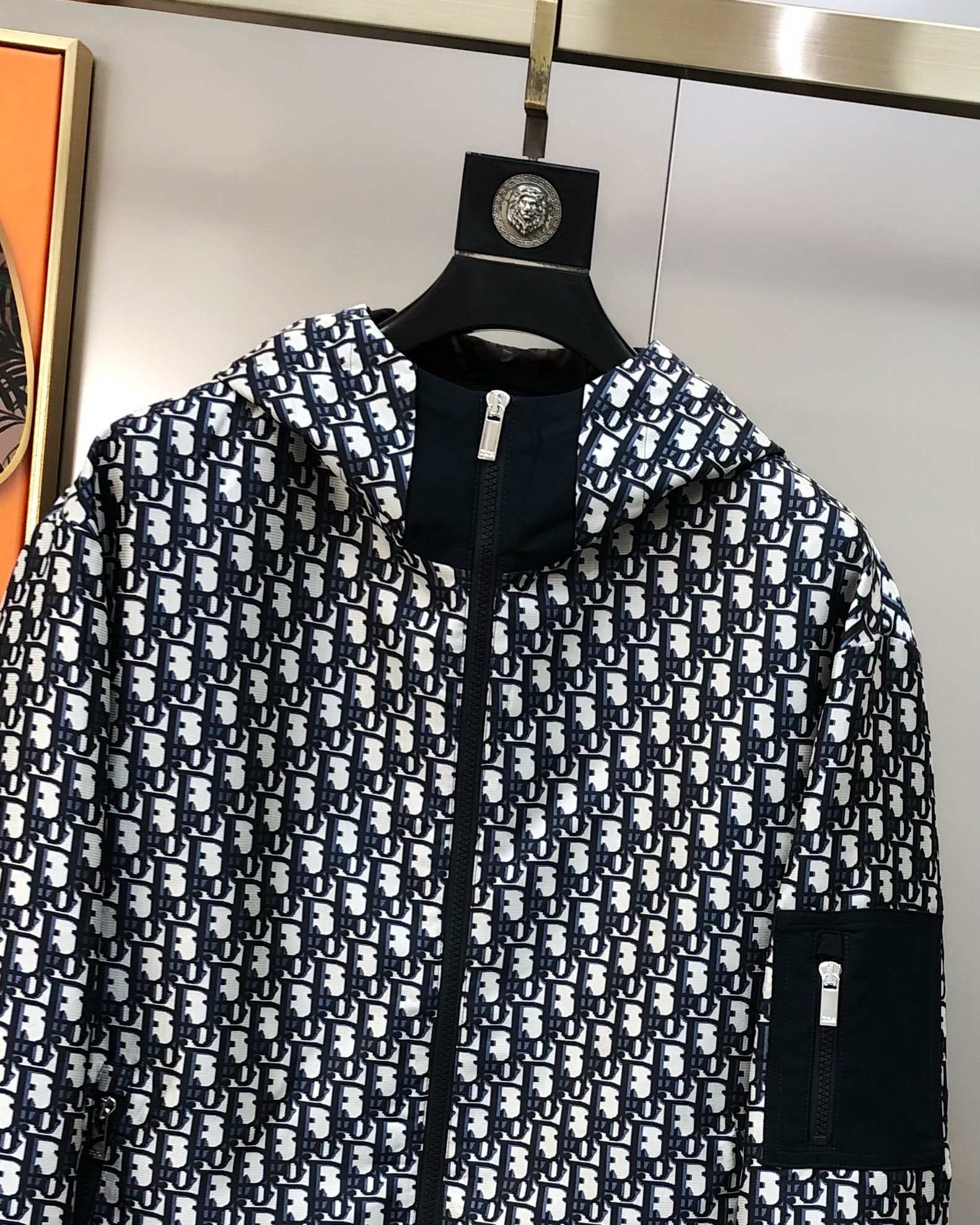 Dior Male Jacket Cotton Hooded M-xl