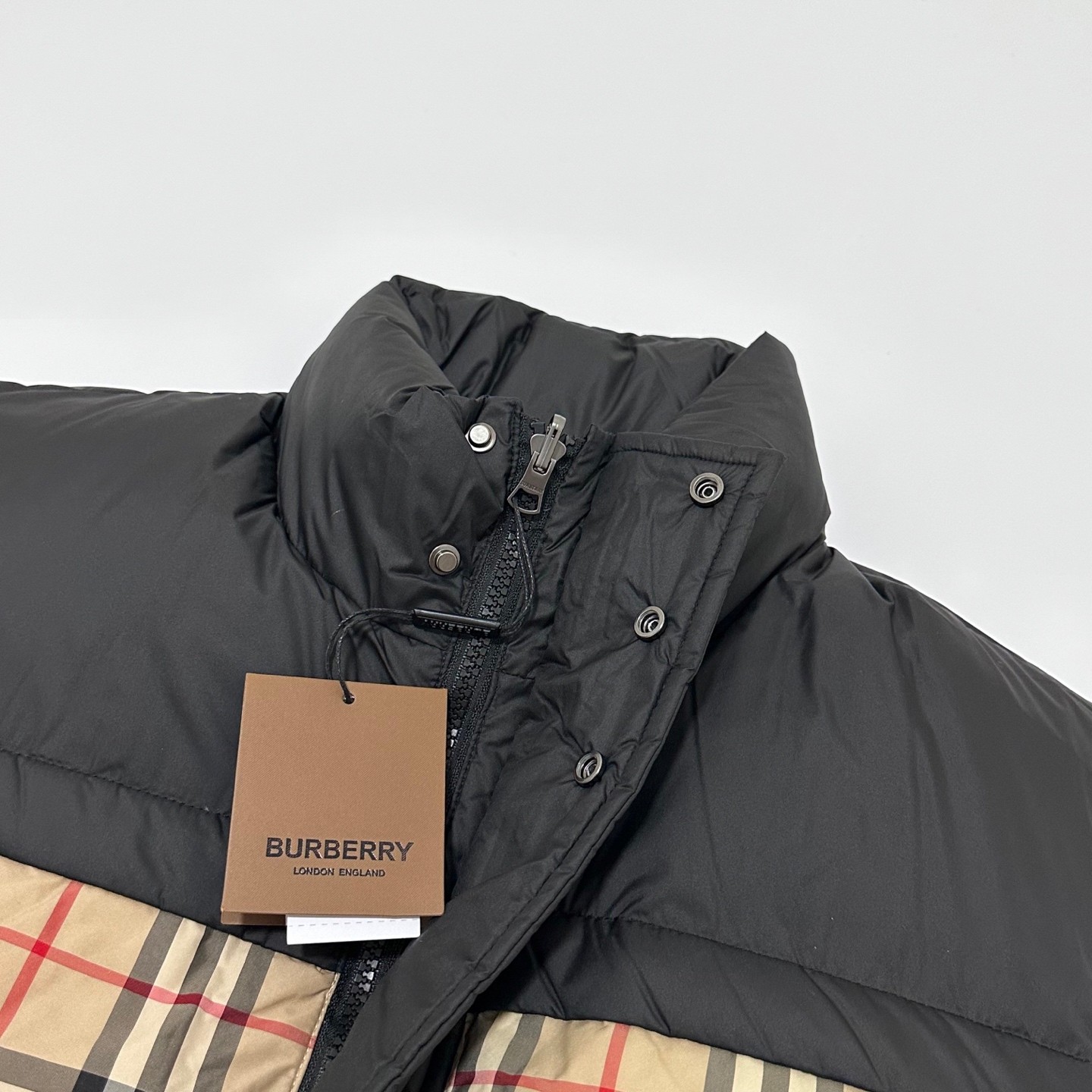 Burberry Down Jacket Cotton Black S-m-xl