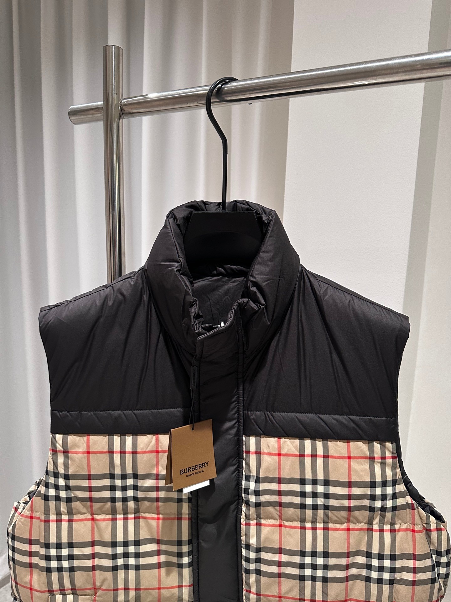 Burberry Down Jacket Cotton Black S-m-xl