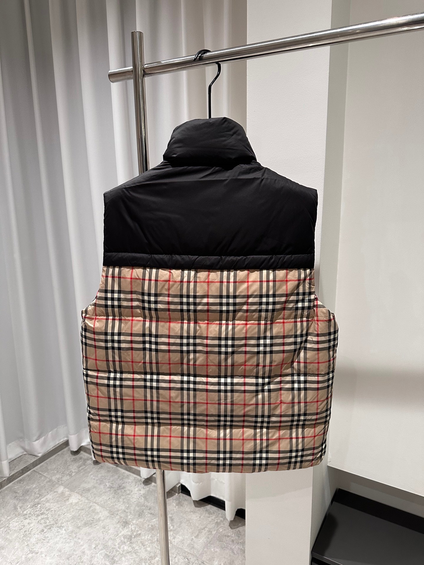 Burberry Down Jacket Cotton Black S-m-xl