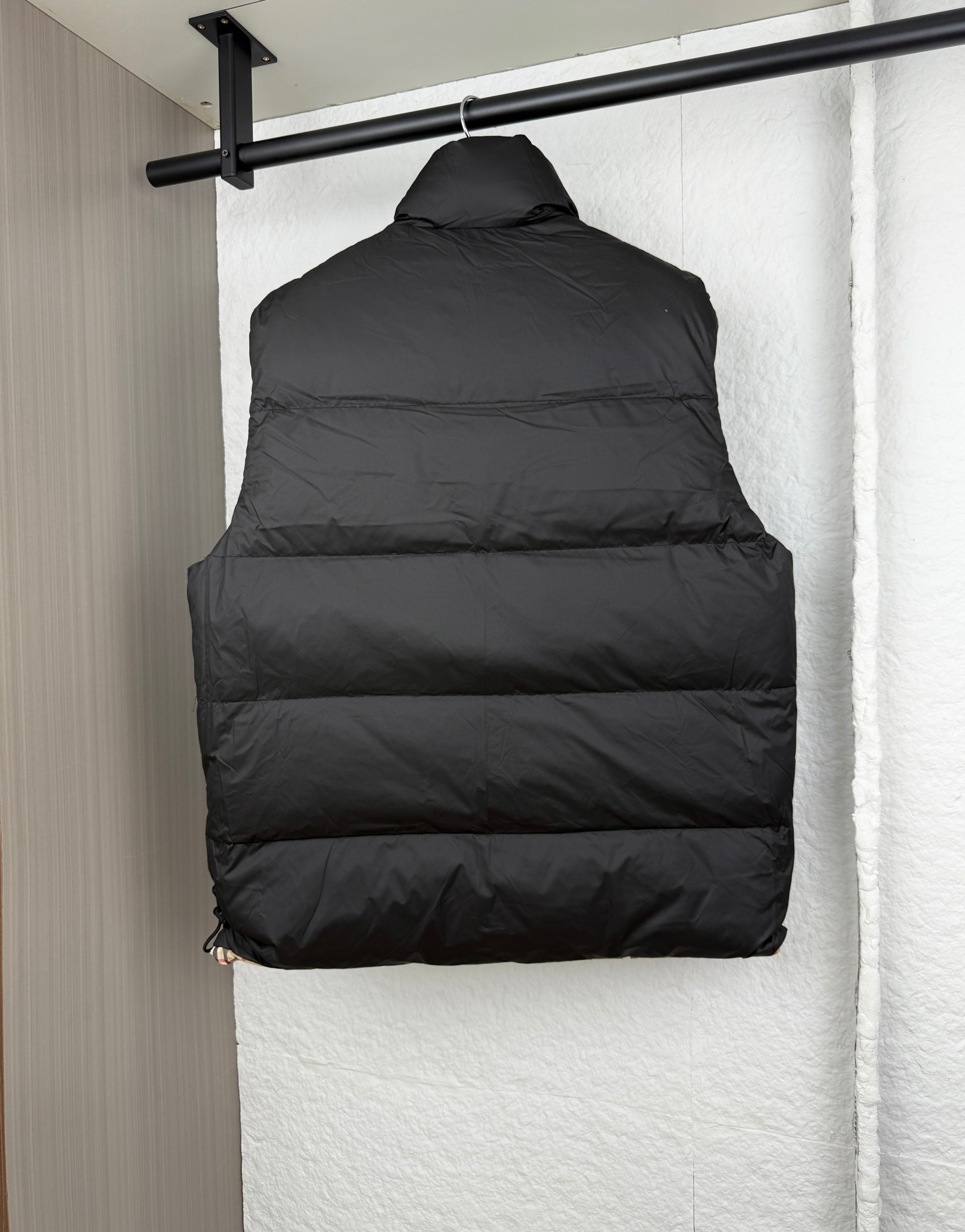 Burberry Down Vest Plaid M-xl