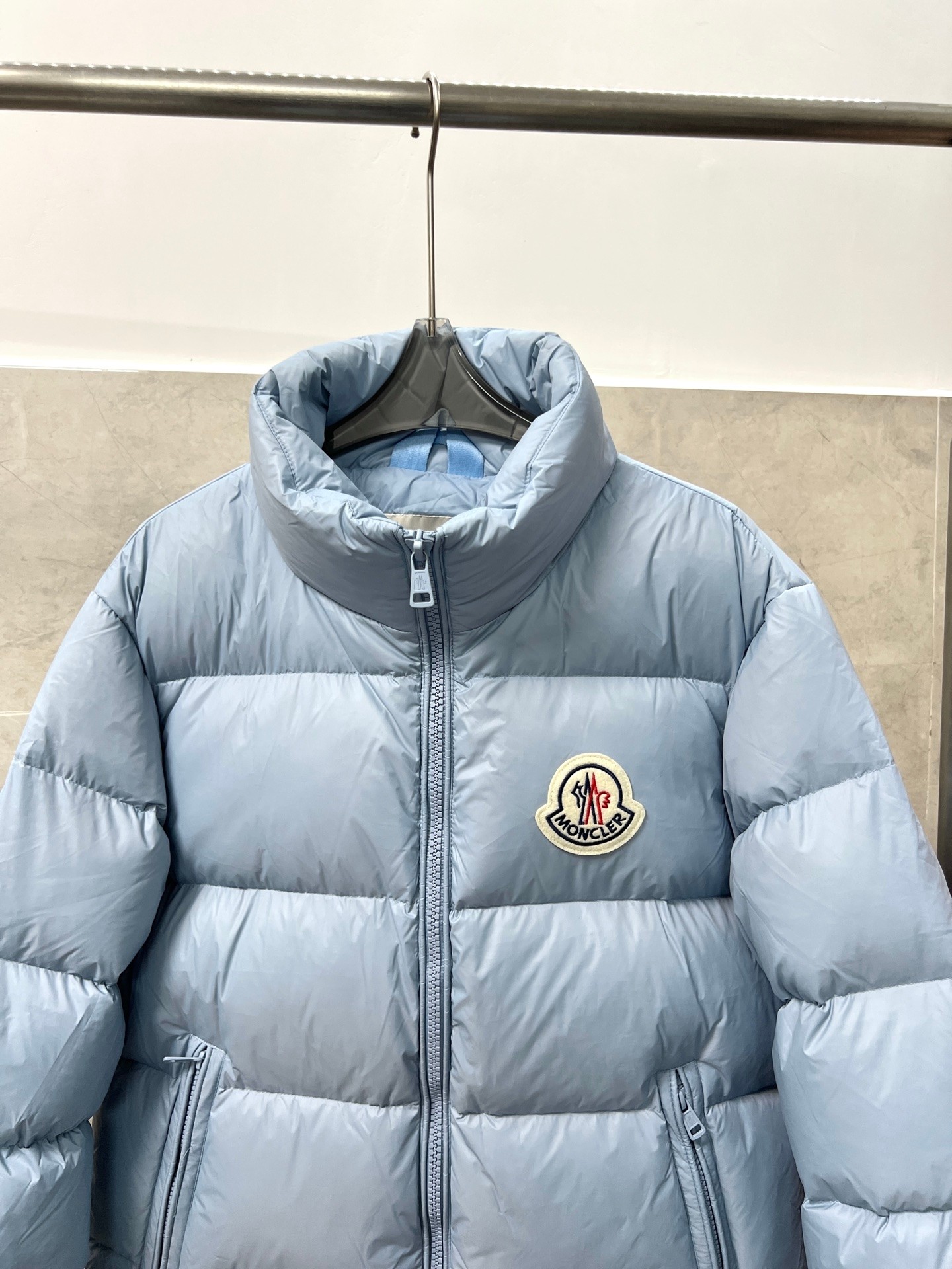Moncler Couple Down Jacket Blue M-xl