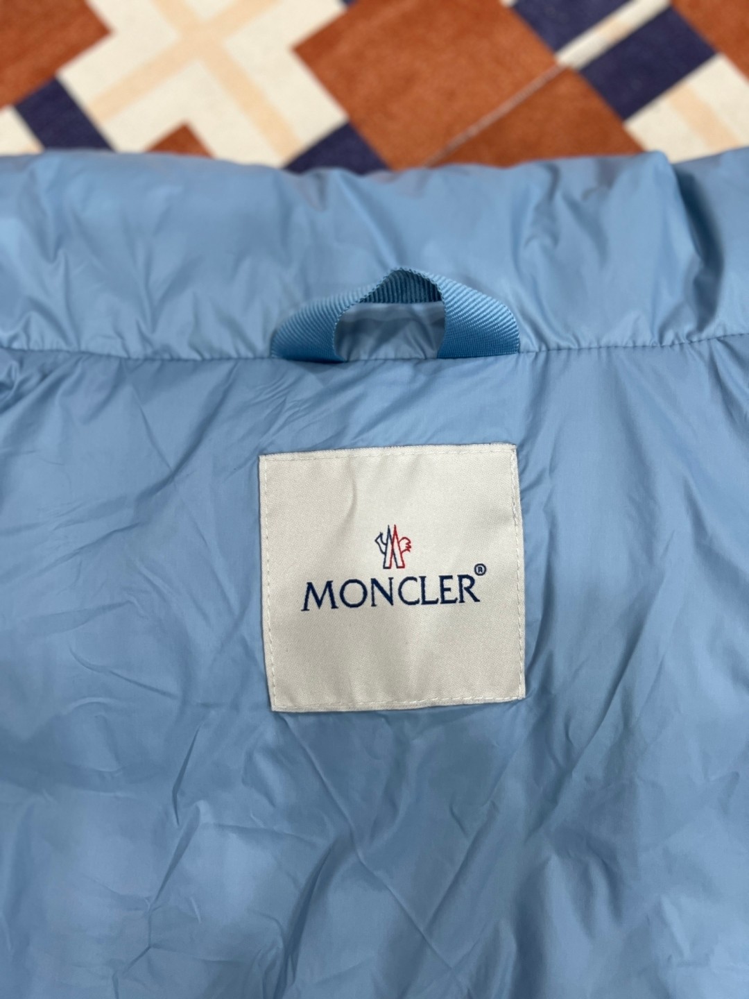 Moncler Couple Down Jacket Goose Down Blue Couple Style M-l-xl