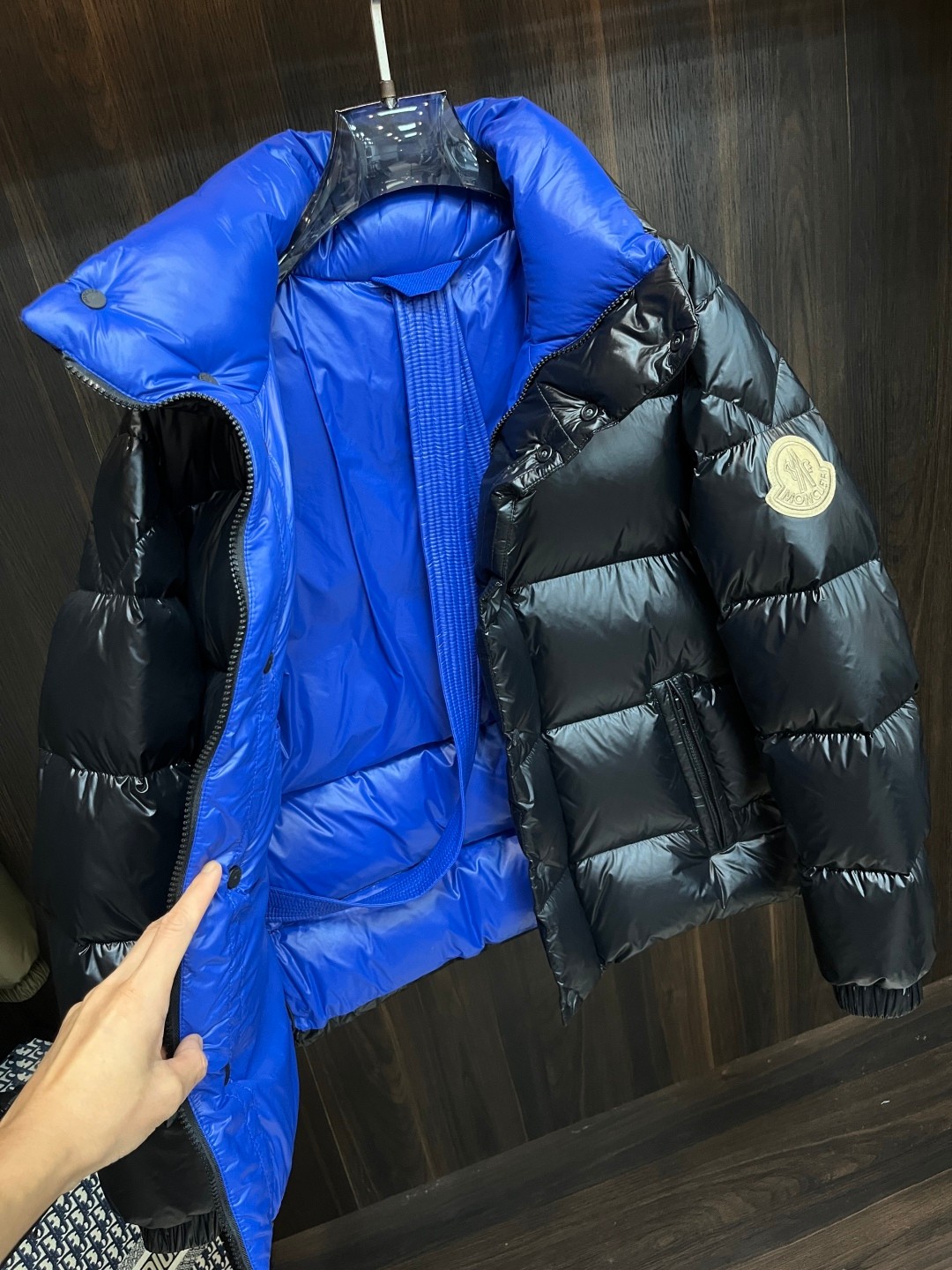 Moncler Male Down Jacket Goose Down Black Slim Fit M-l-xl
