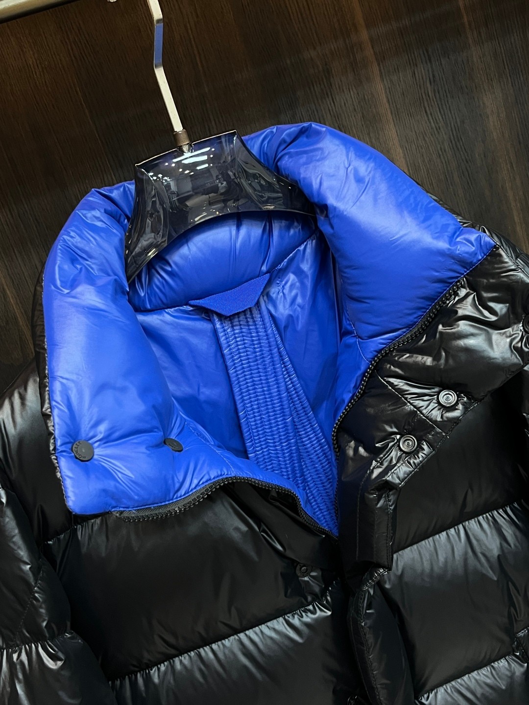 Moncler Male Down Jacket Goose Down Black Slim Fit M-l-xl