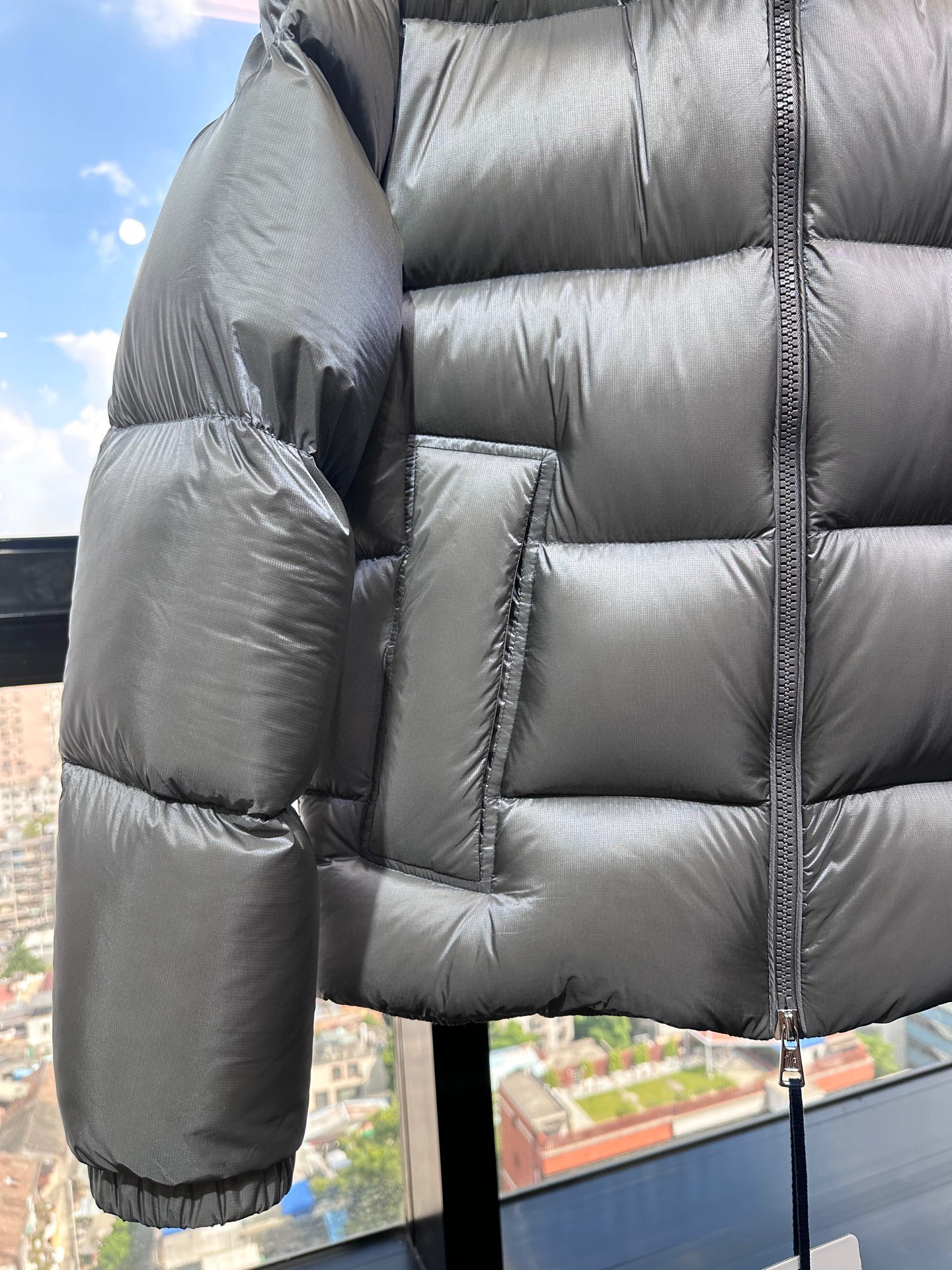 Moncler Couple Down Jacket White Duck Down Black M-xxxl