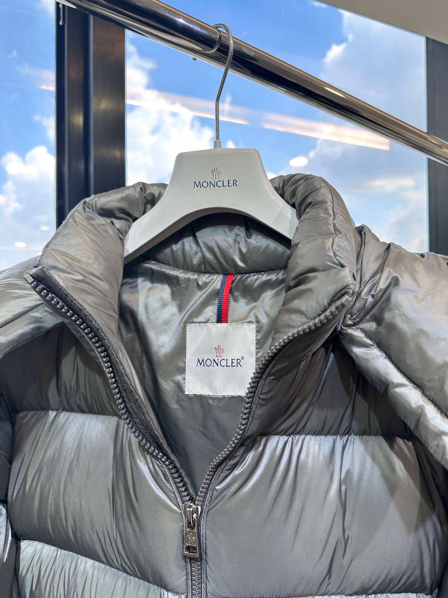 Moncler Couple Down Jacket White Duck Down Black M-xxxl