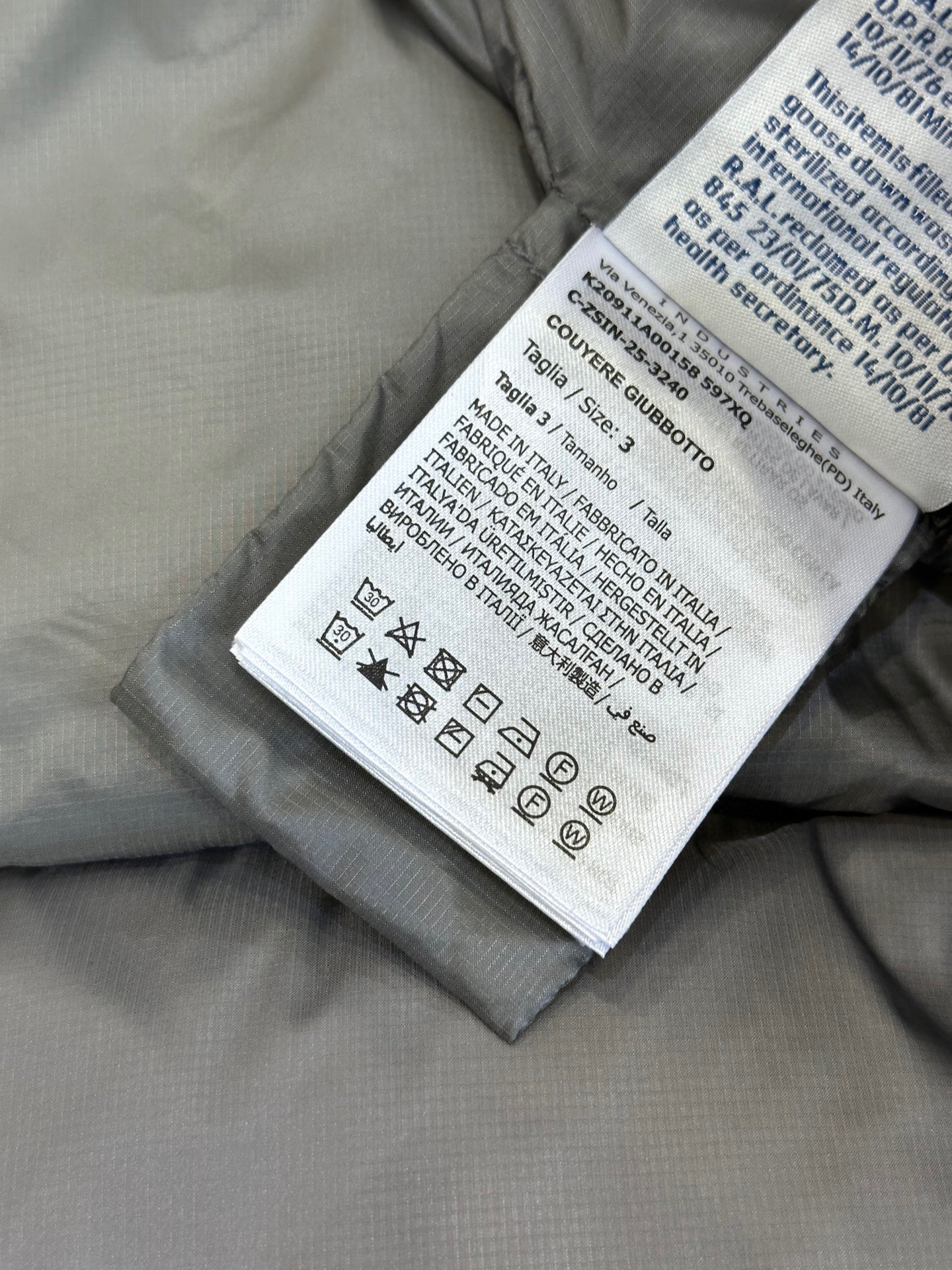 Moncler Couple Down Jacket White Duck Down Black M-xxxl