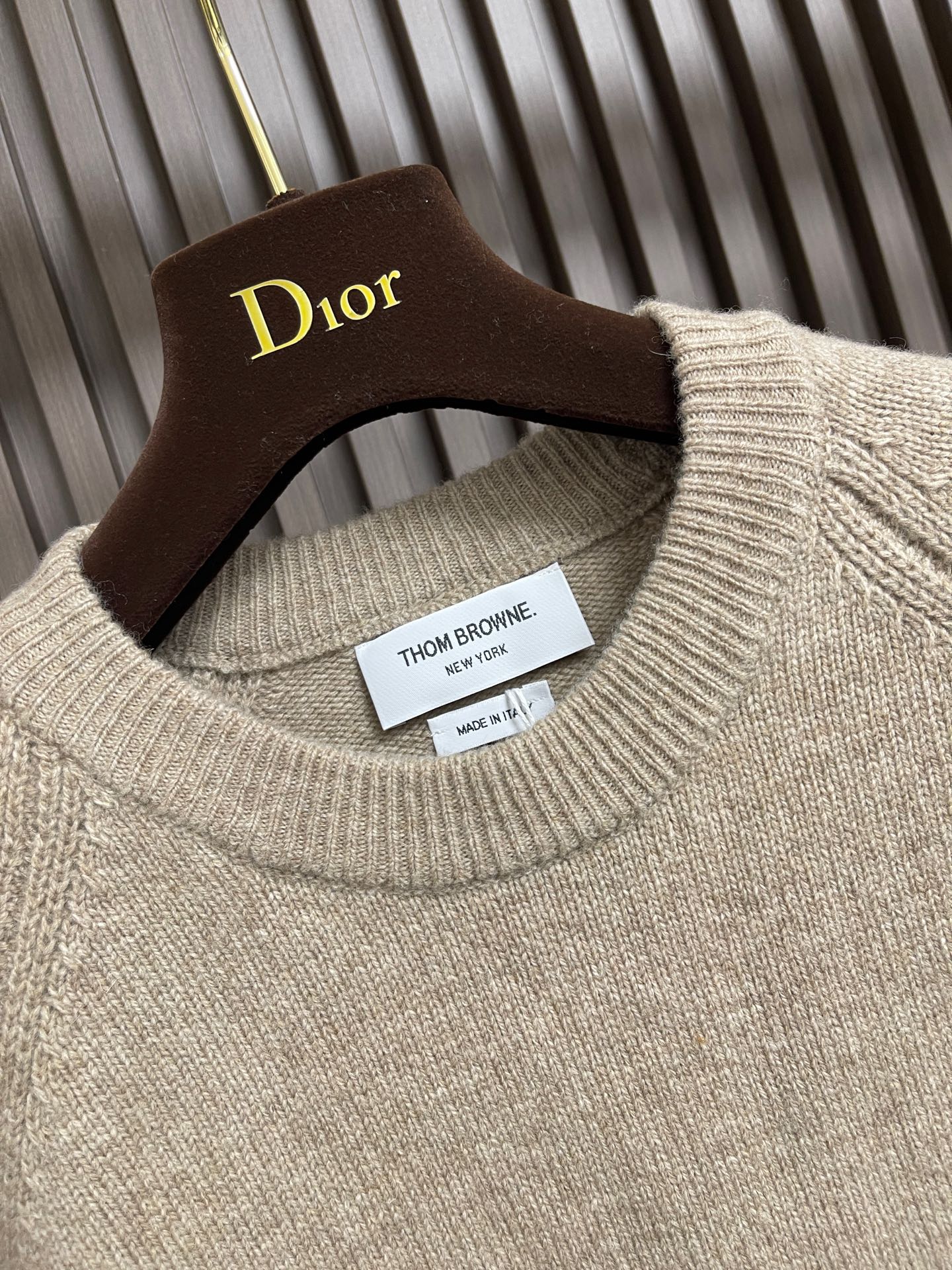 Thom Browne Couple Basic Clothing Cashmere Loose Fit M