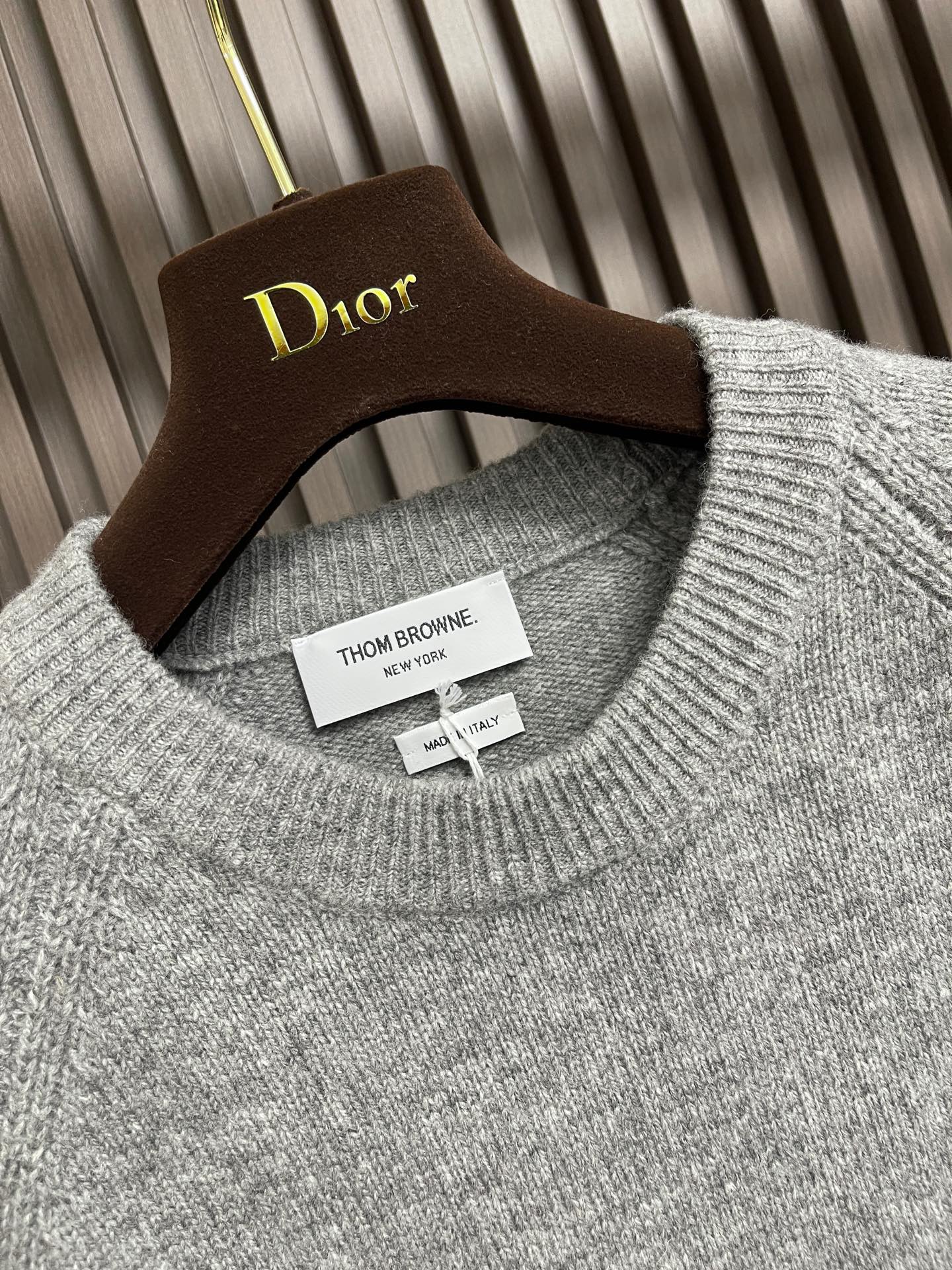 Thom Browne Couple Basic Clothing Cashmere Loose Fit M