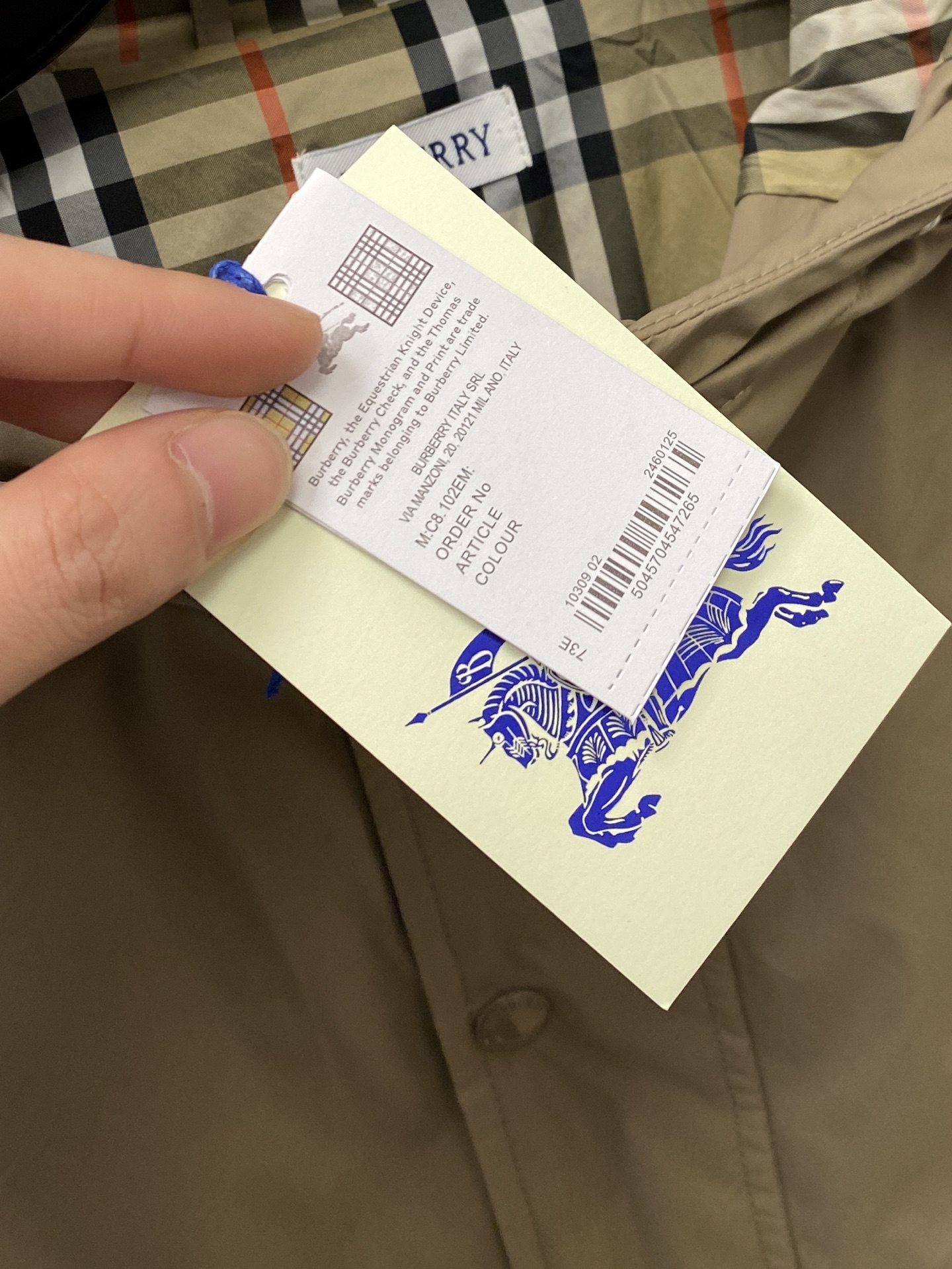Burberry Jacket M-l-xl