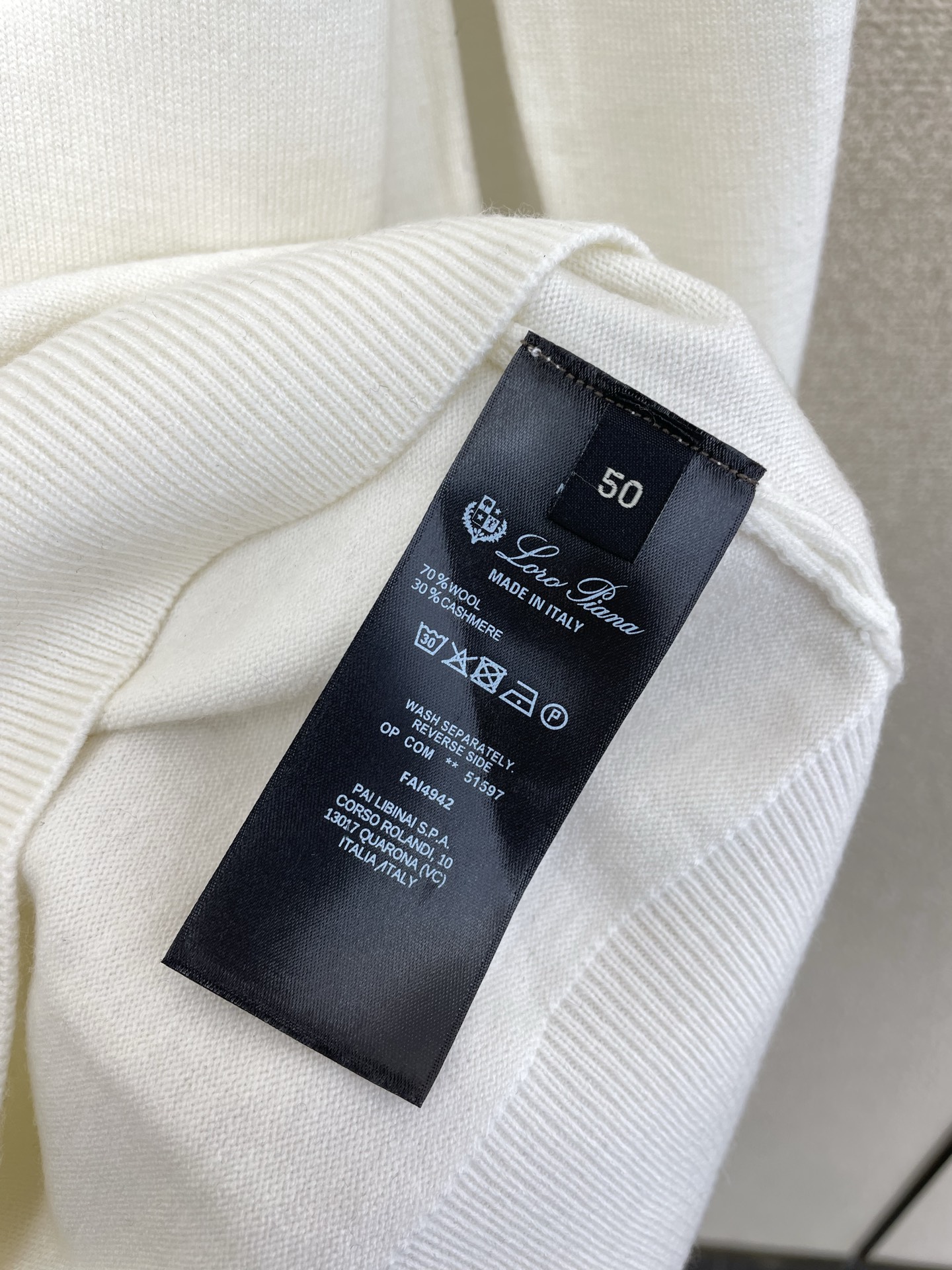 Loro Piana Male Basic Clothing M-l-xl